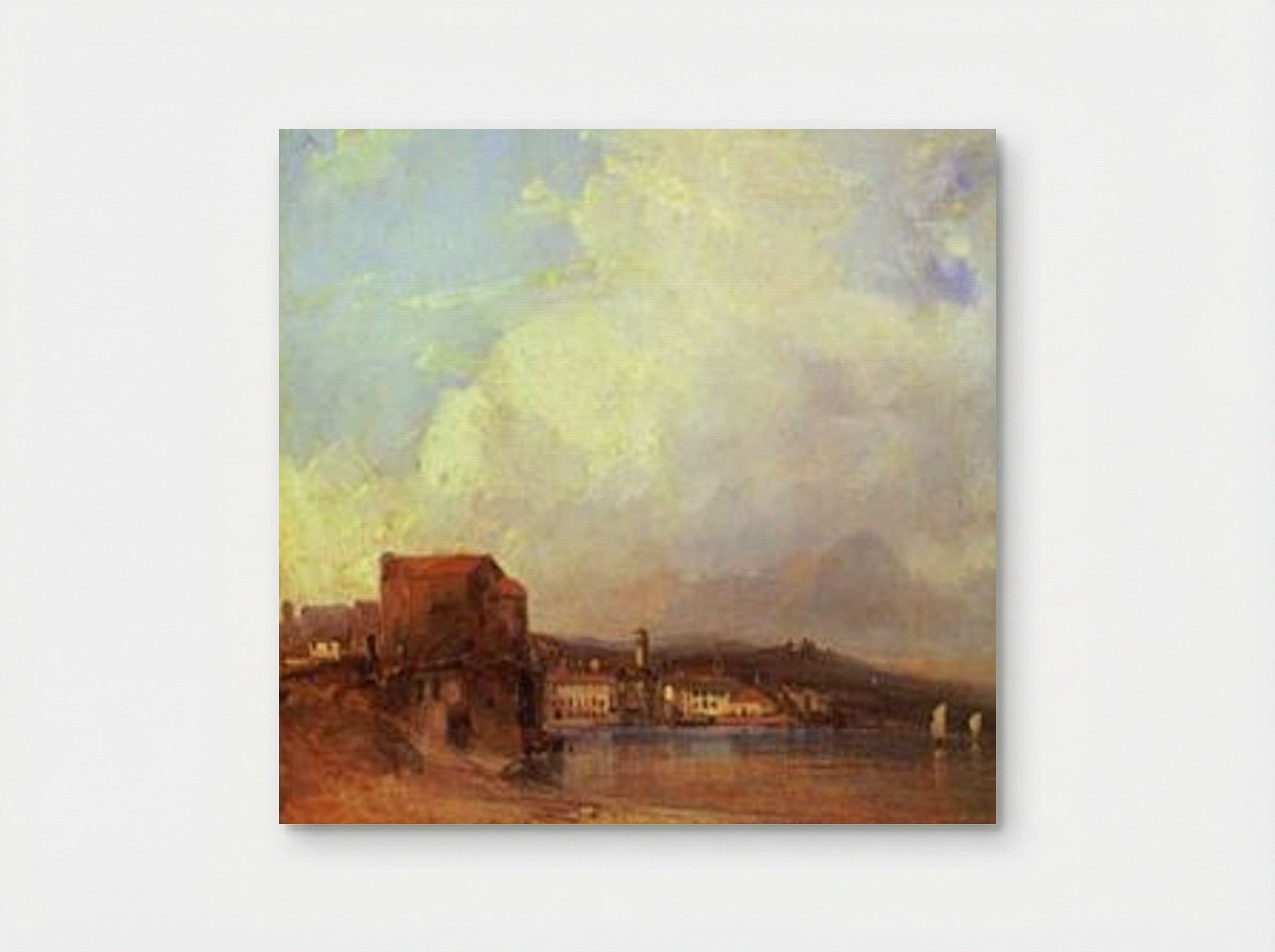Lake Lugano - Richard Parkes Bonington - Poster