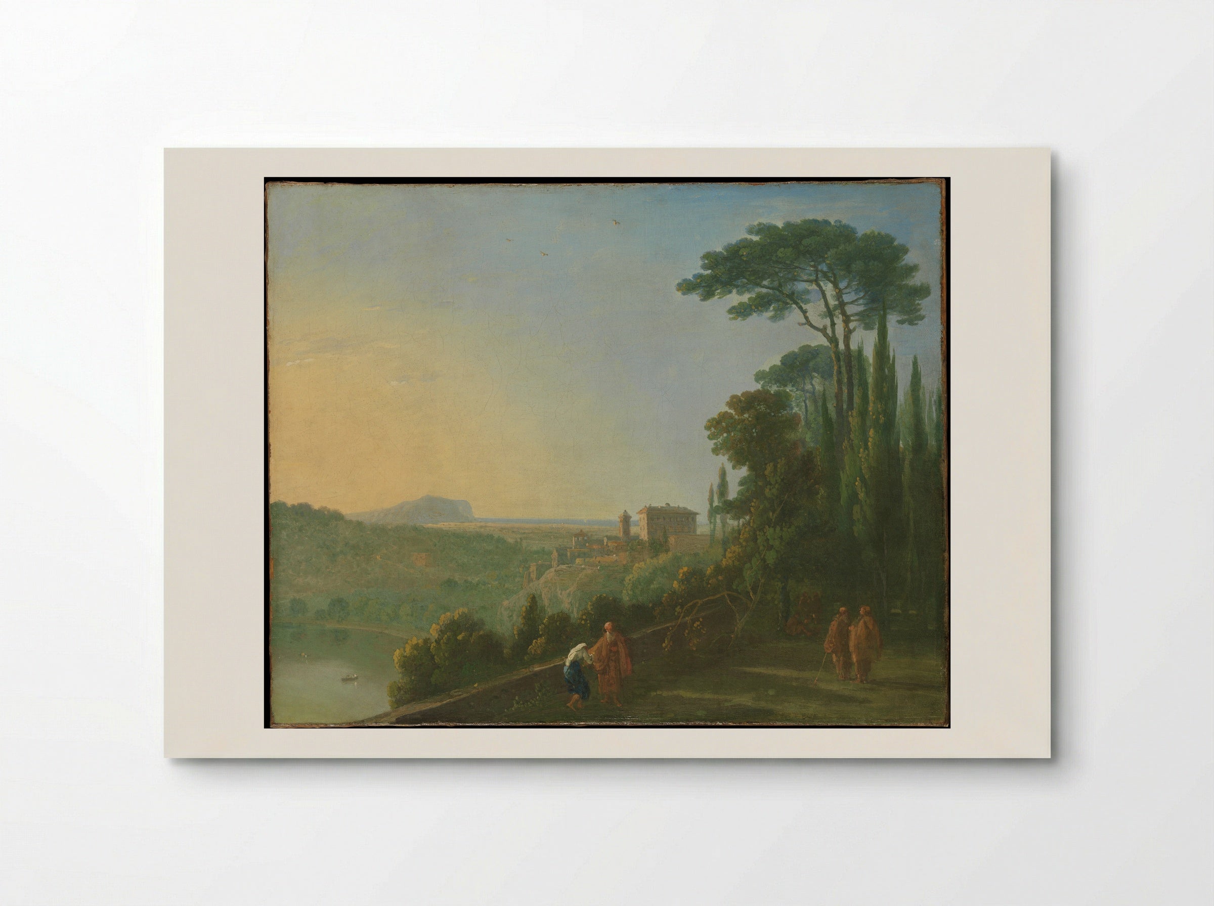 Lake Nemi and Genzano from the Terrace of the Capuchin Monastery - Richard Wilson - Poster