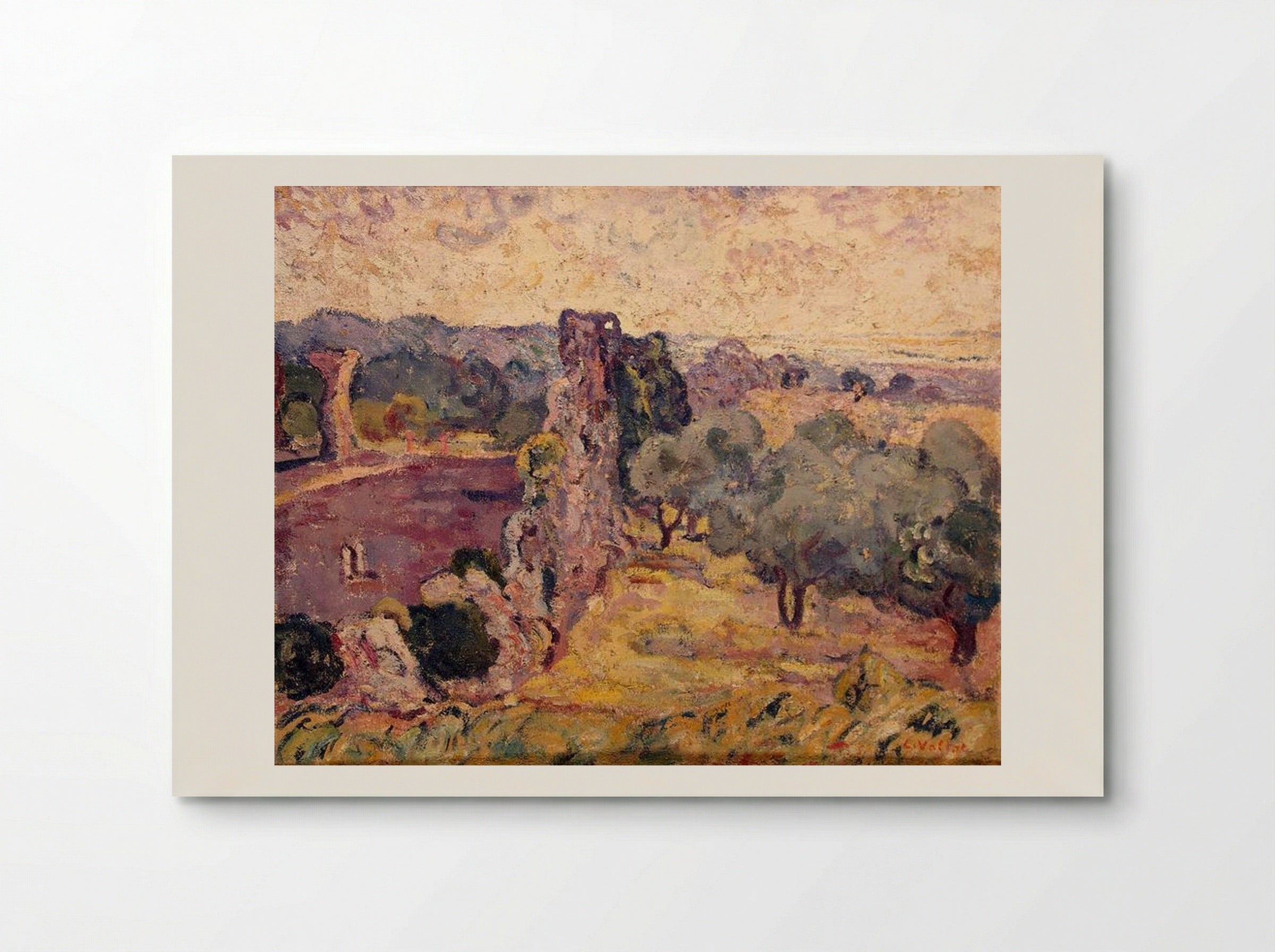 Landscape of the South of France - Louis Valtat - Poster