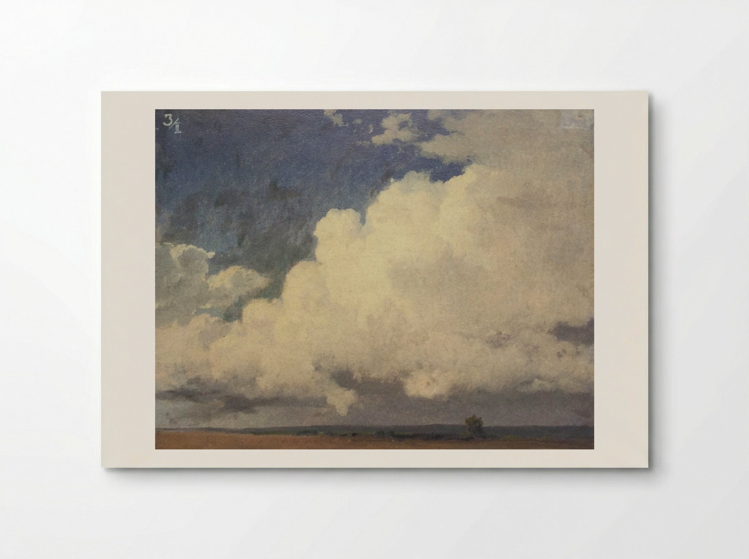 Landscape with Clouds - Fyodor Vasilyev - Poster
