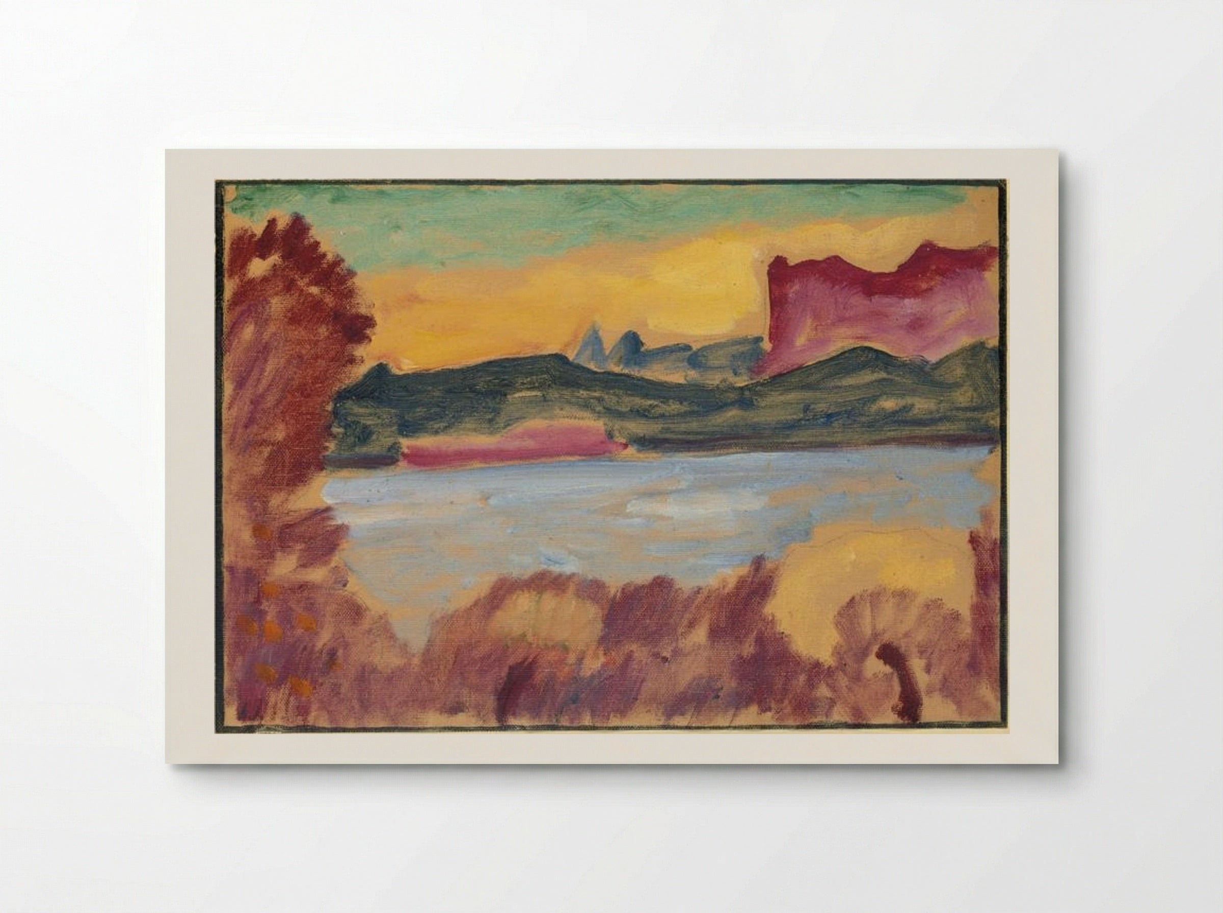 Landschaft, Genfer See - Alexej von Jawlensky - Poster