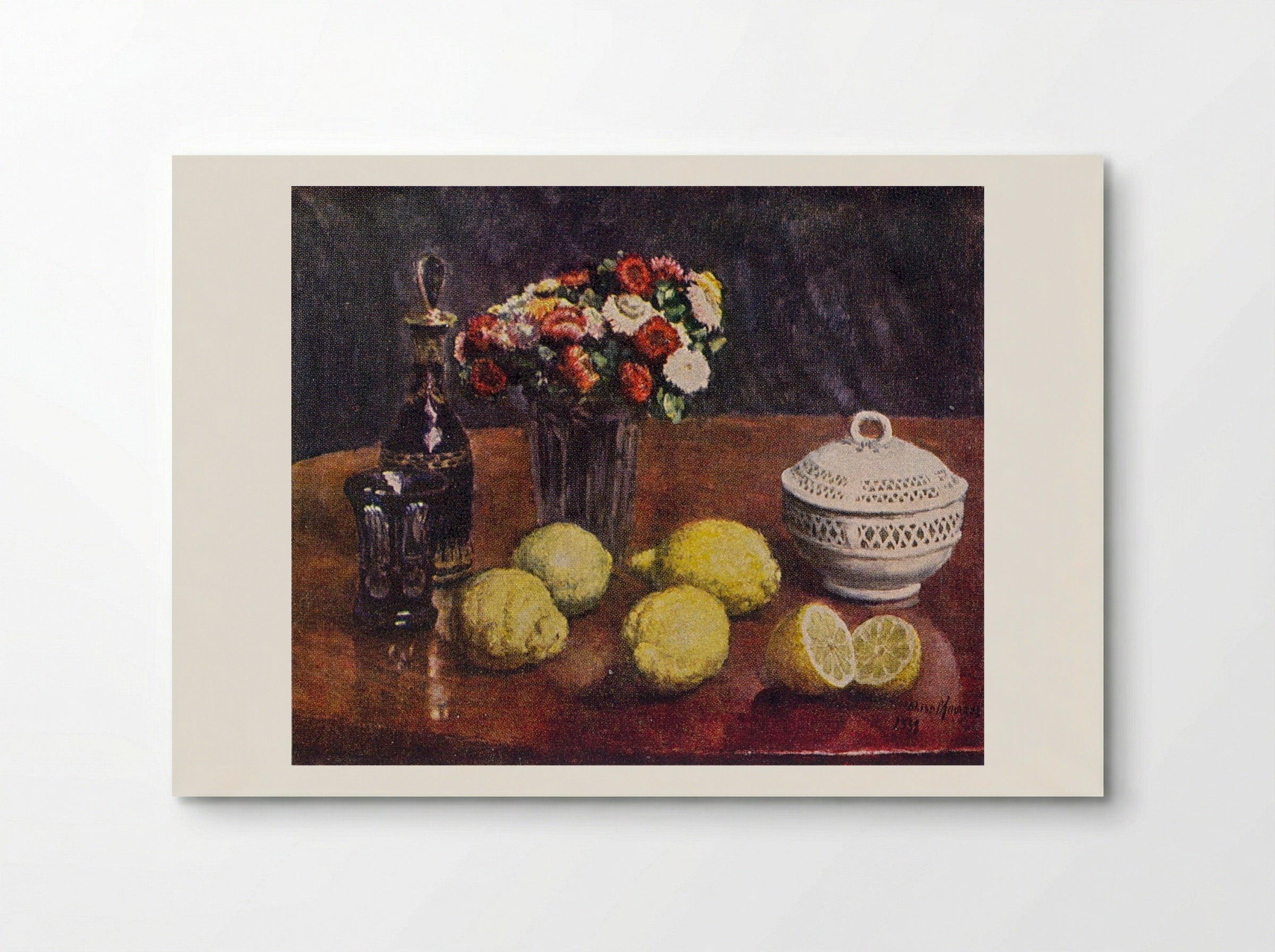 Lemons and Helichrysum - Ilya Mashkov - Poster