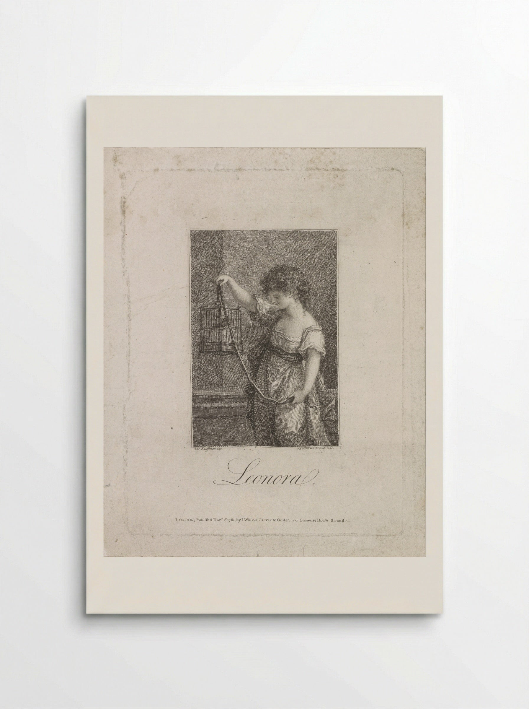 Leonora - Francesco Bartolozzi - Poster