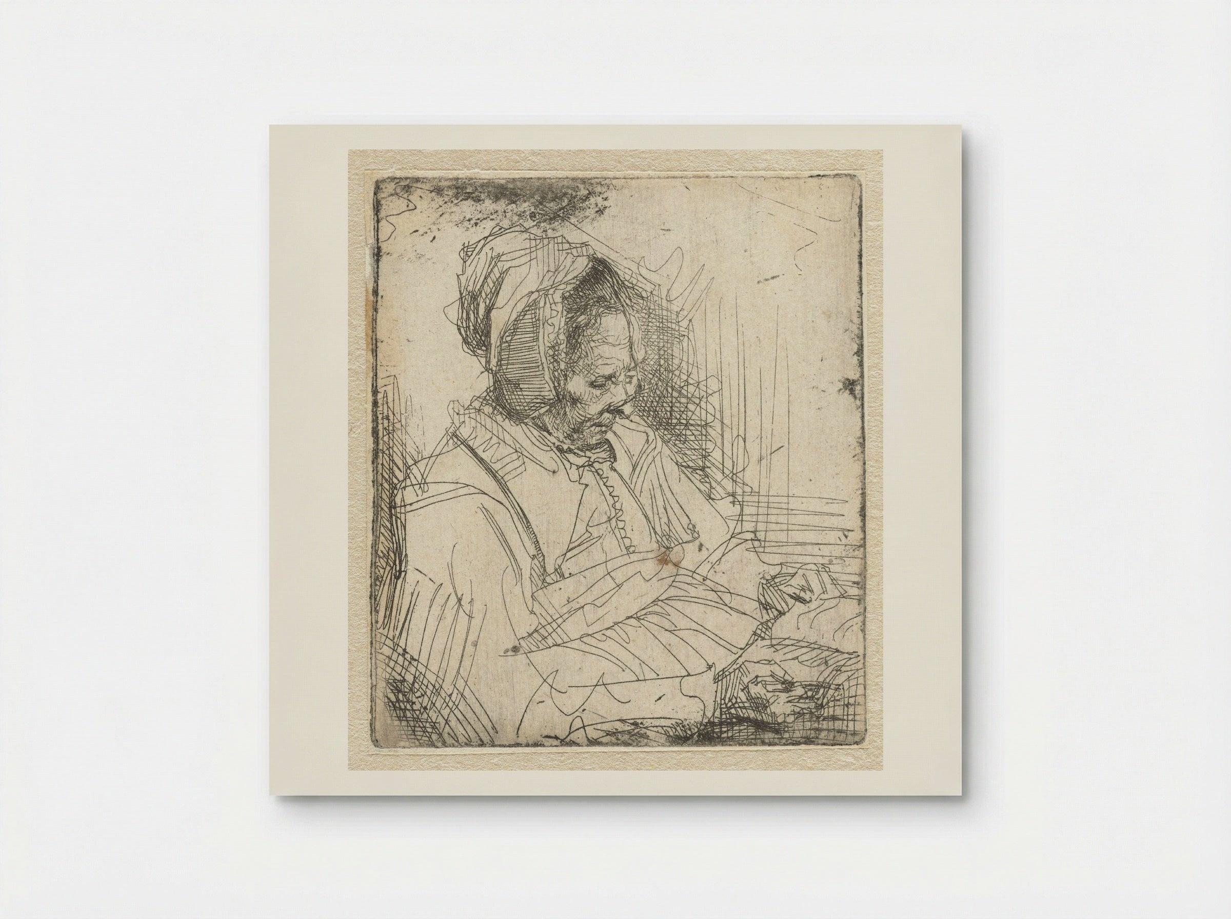 Lezende vrouw (Woman Reading) - Willem Drost - Poster