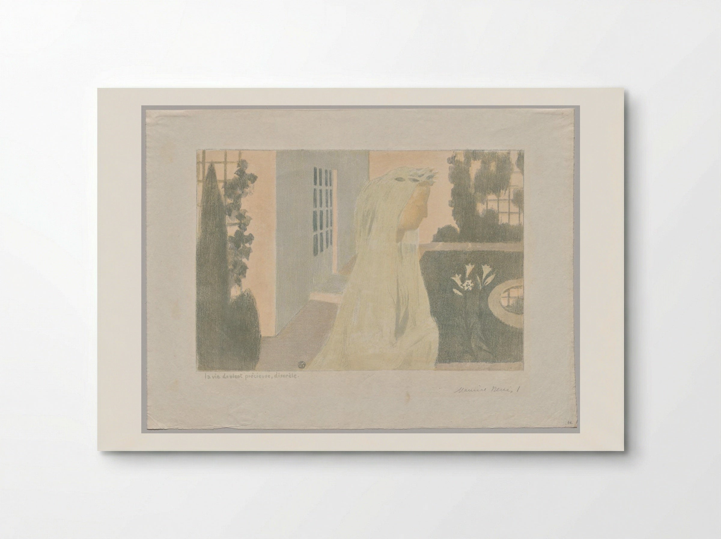 Life Becomes Precious, Discreet - Maurice Denis - Poster