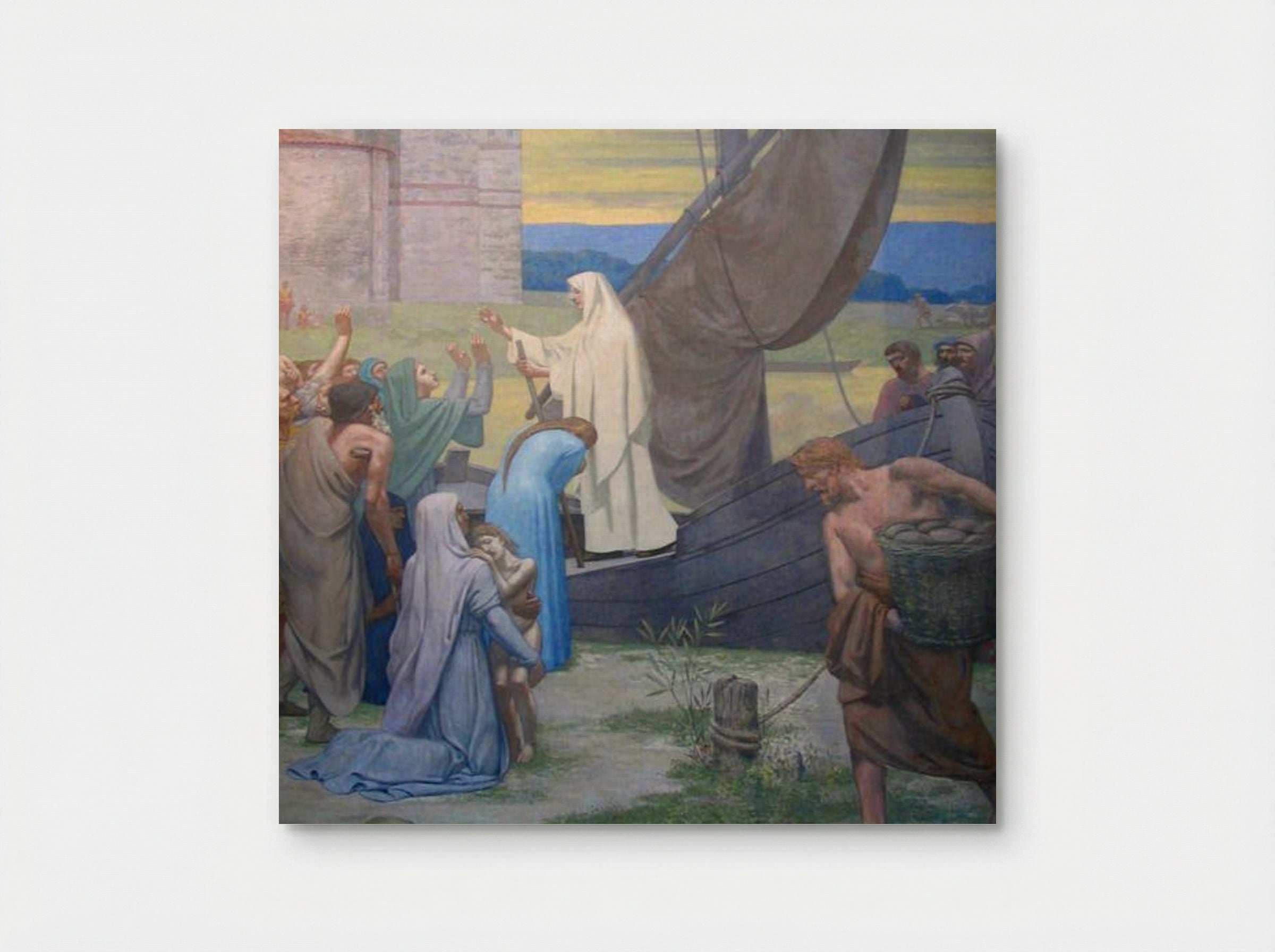 Life of St. Genevieve - Pierre Puvis de Chavannes - Poster
