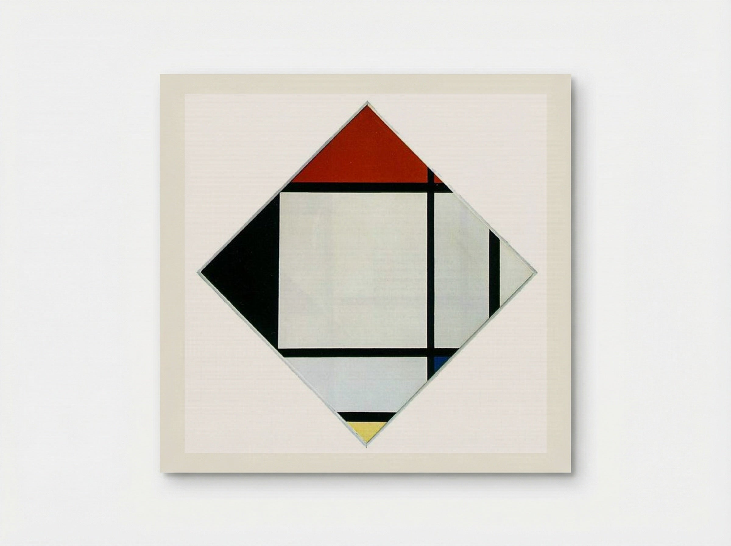 Lozenge Composition with Red, Black, Blue and Yellow - Piet Mondrian - Poster