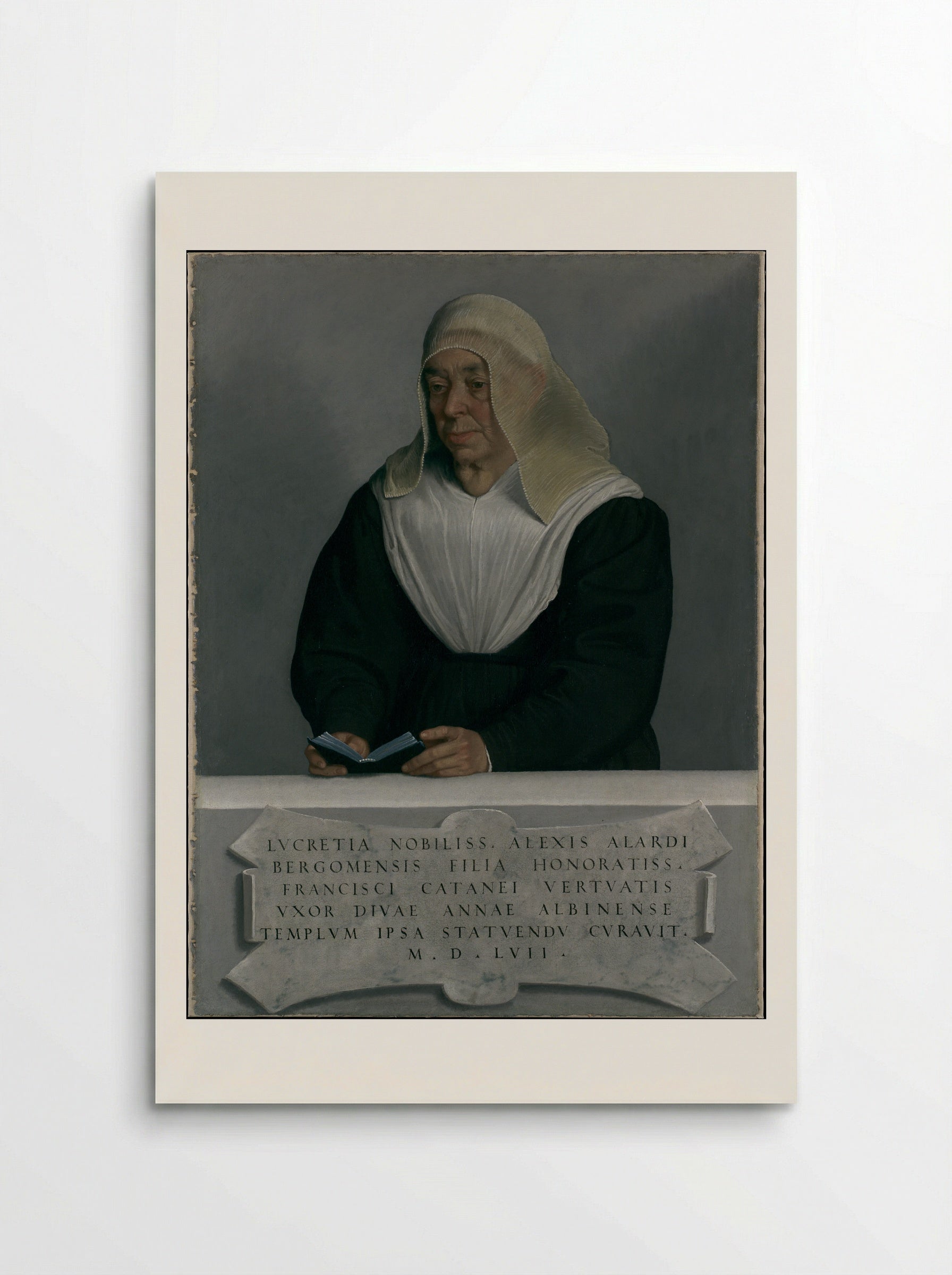 Lucrezia Agliardi Vertova - Giovanni Battista Moroni - Poster