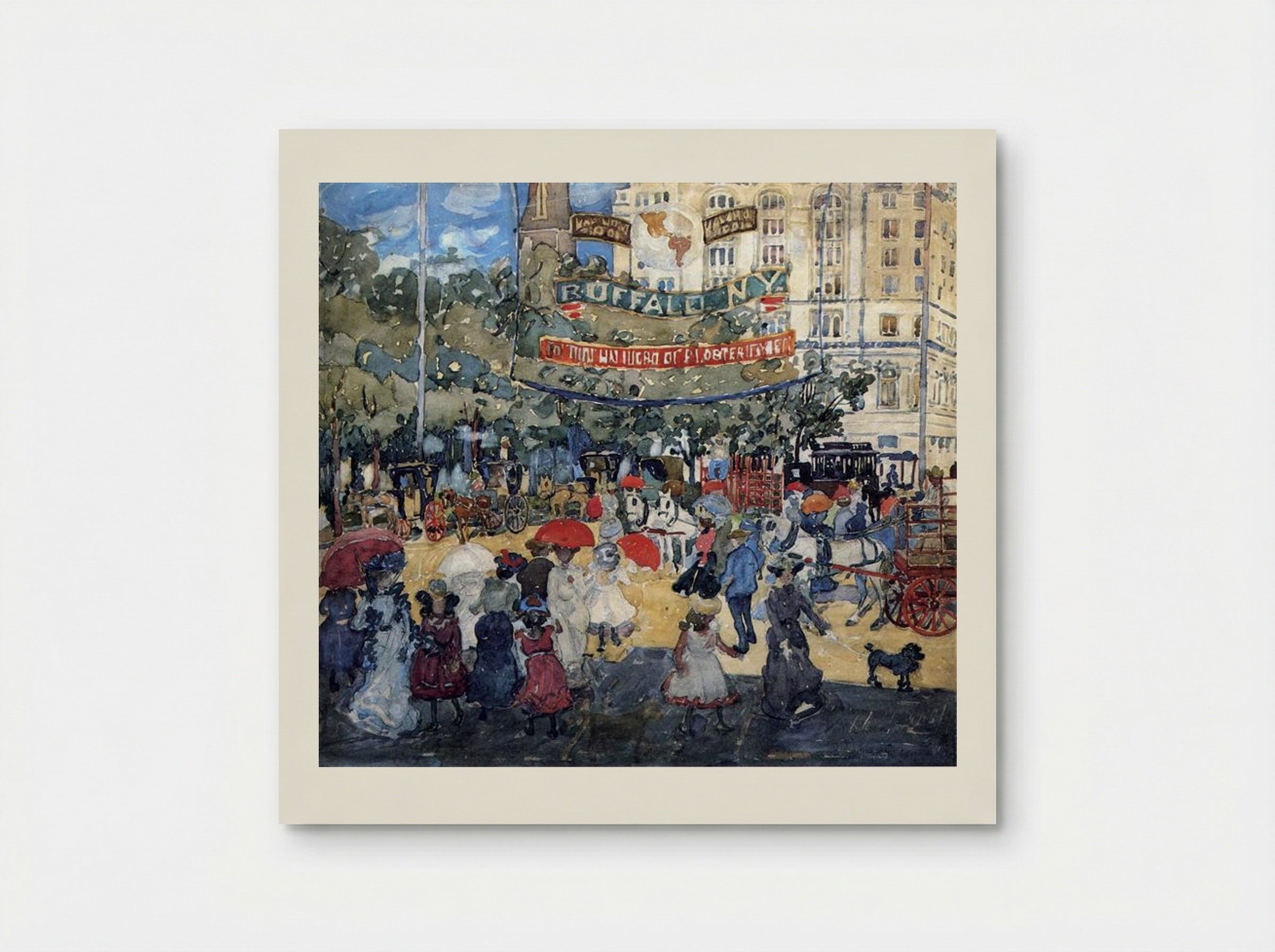 Madison Square - Maurice Prendergast - Poster