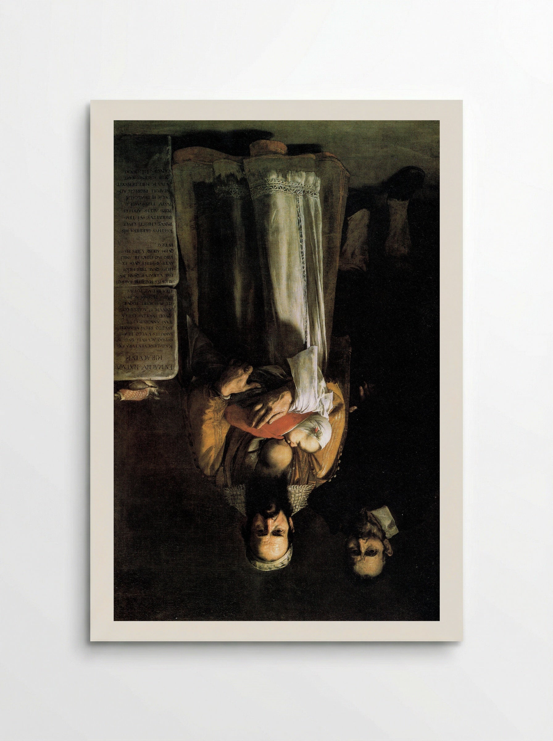 Magdalena Ventura with Her Husband and Son - Jusepe de Ribera - Poster
