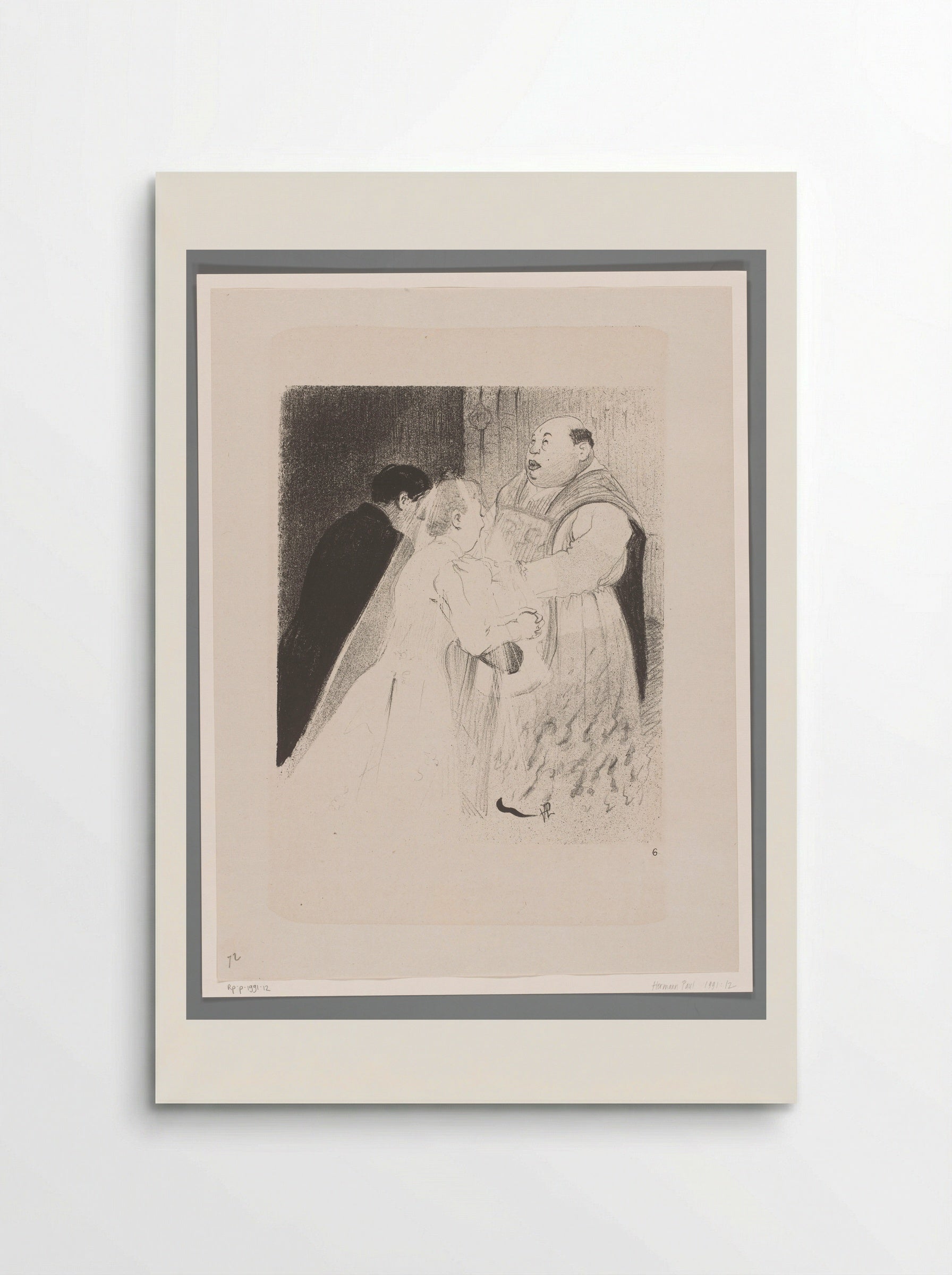 Man en vrouw worden - Hermann-Paul - Poster