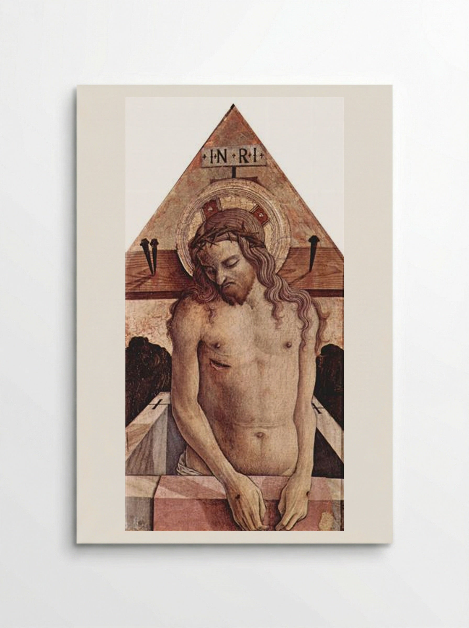 Man of Sorrows - Carlo Crivelli - Poster