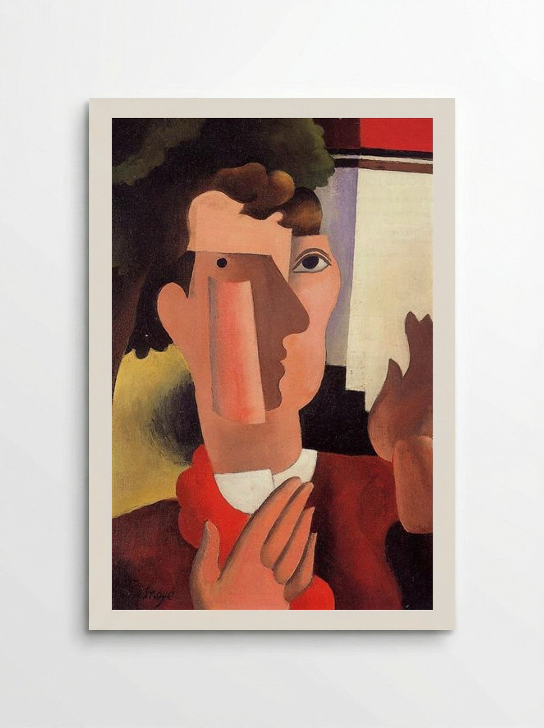 Man with a Red Kerchief - Roger de La Fresnaye - Poster