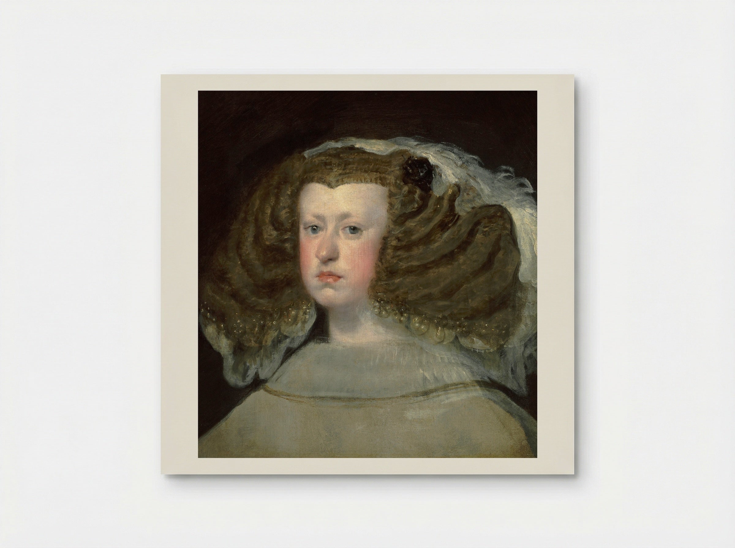 Mariana of Austria, Queen of Spain - Diego Velázquez - Poster