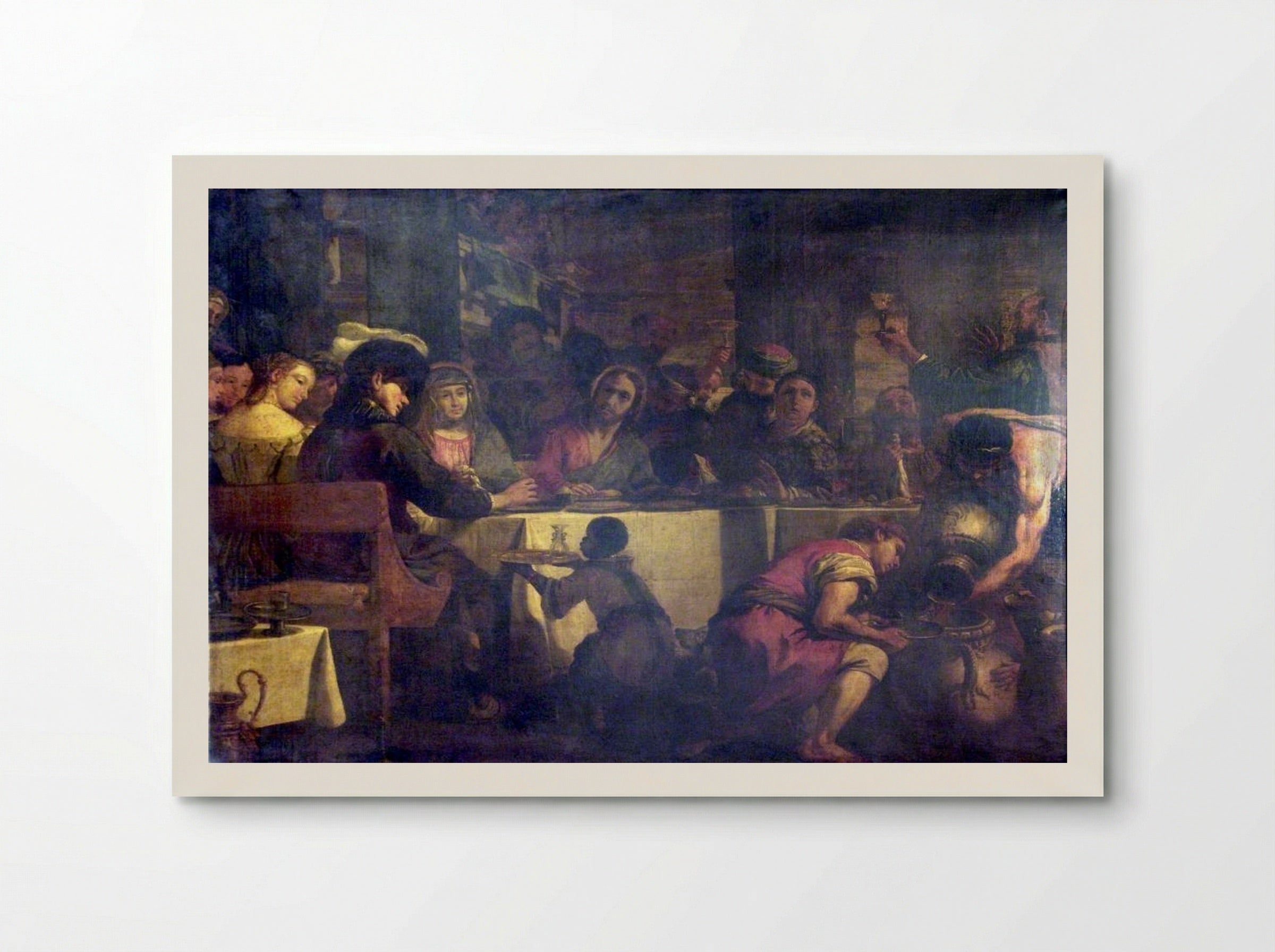 Marriage at Cana - Mattia Preti - Poster