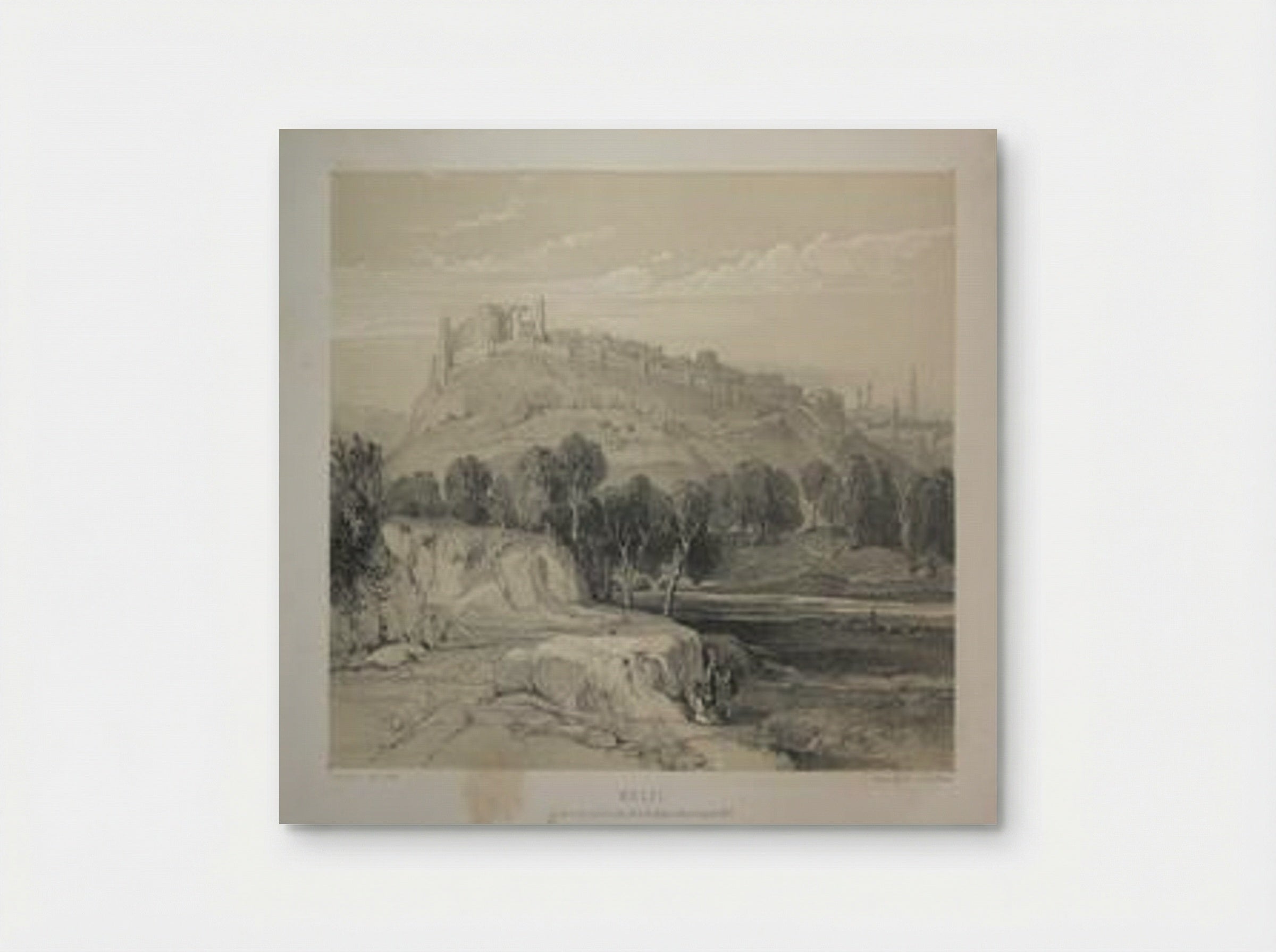 Melfi - Edward Lear - Poster