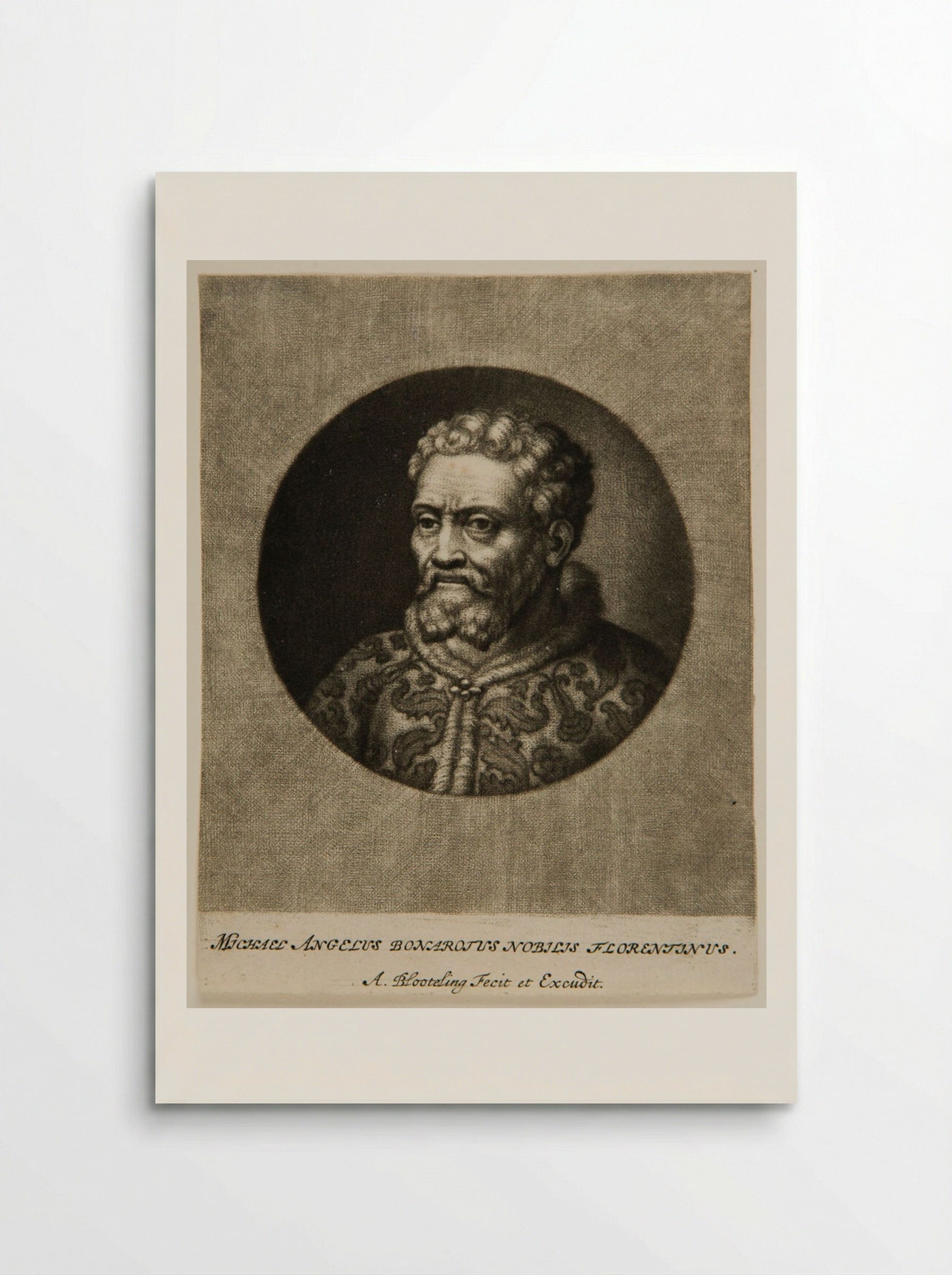 Michael Angelus Bonarotus, nobilis Florentinus - Abraham Bloteling - Poster