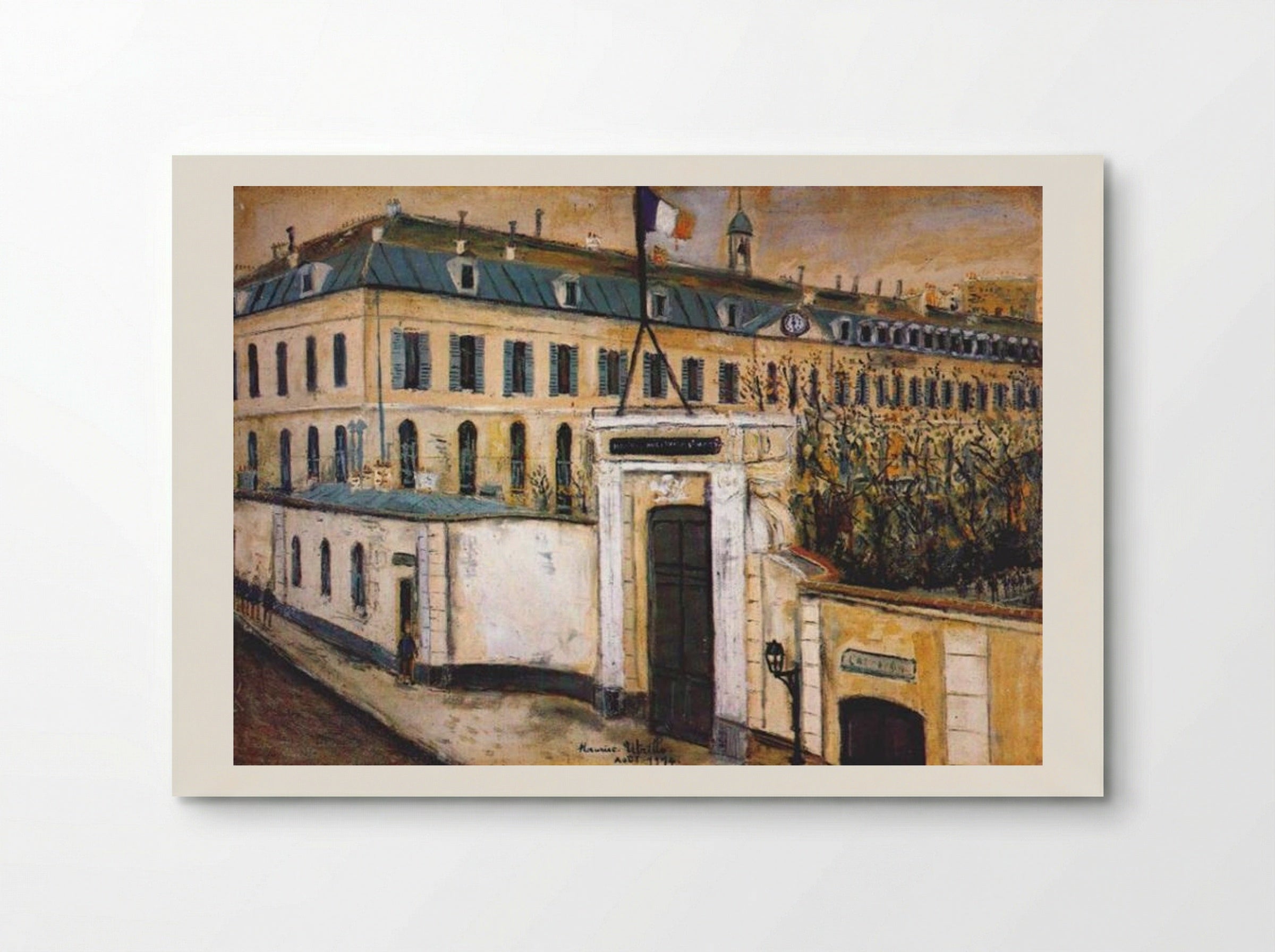 Military Hospital - Maurice Utrillo - Poster