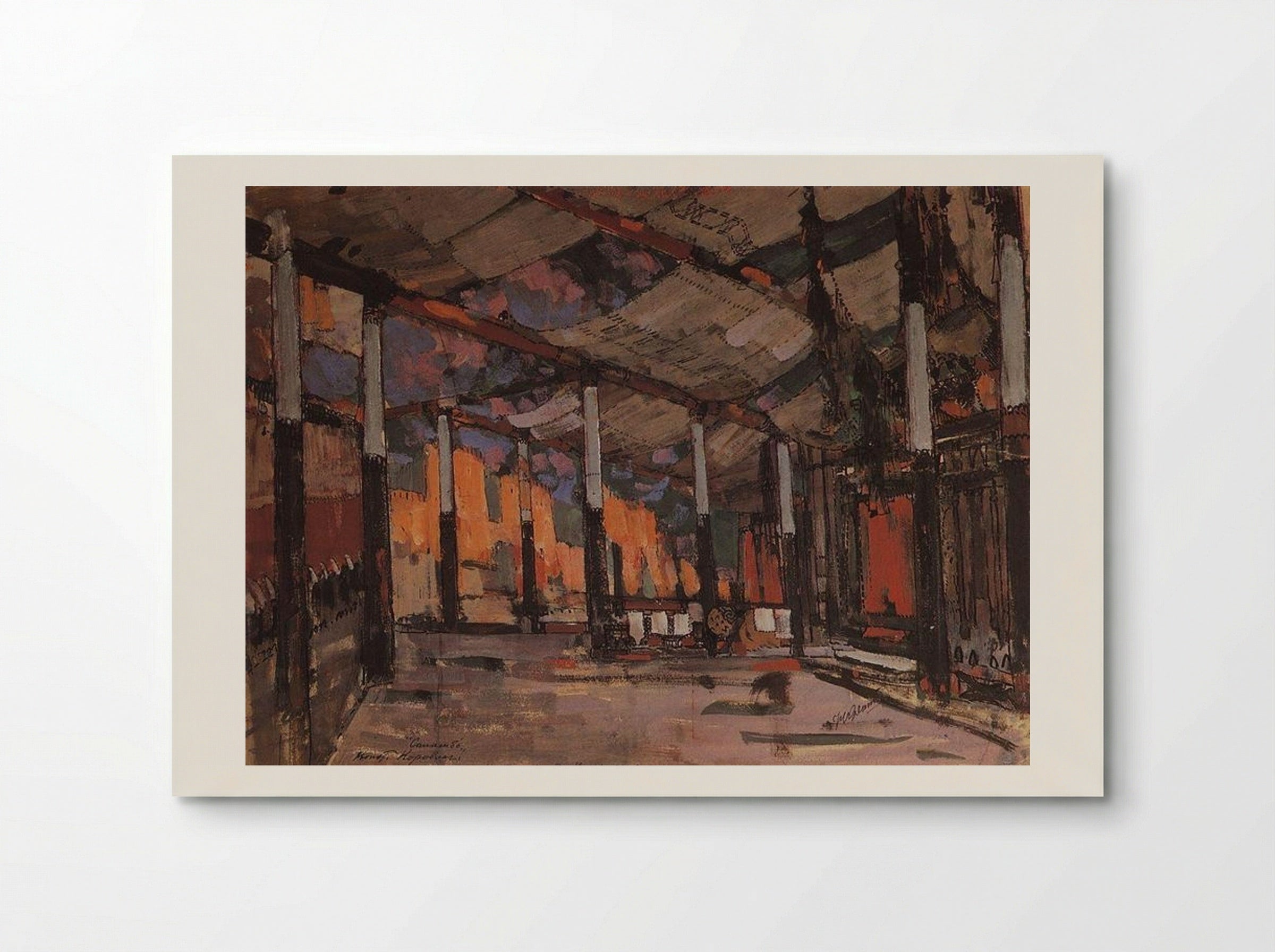 Military Tent Mato - Konstantin Korovin - Poster