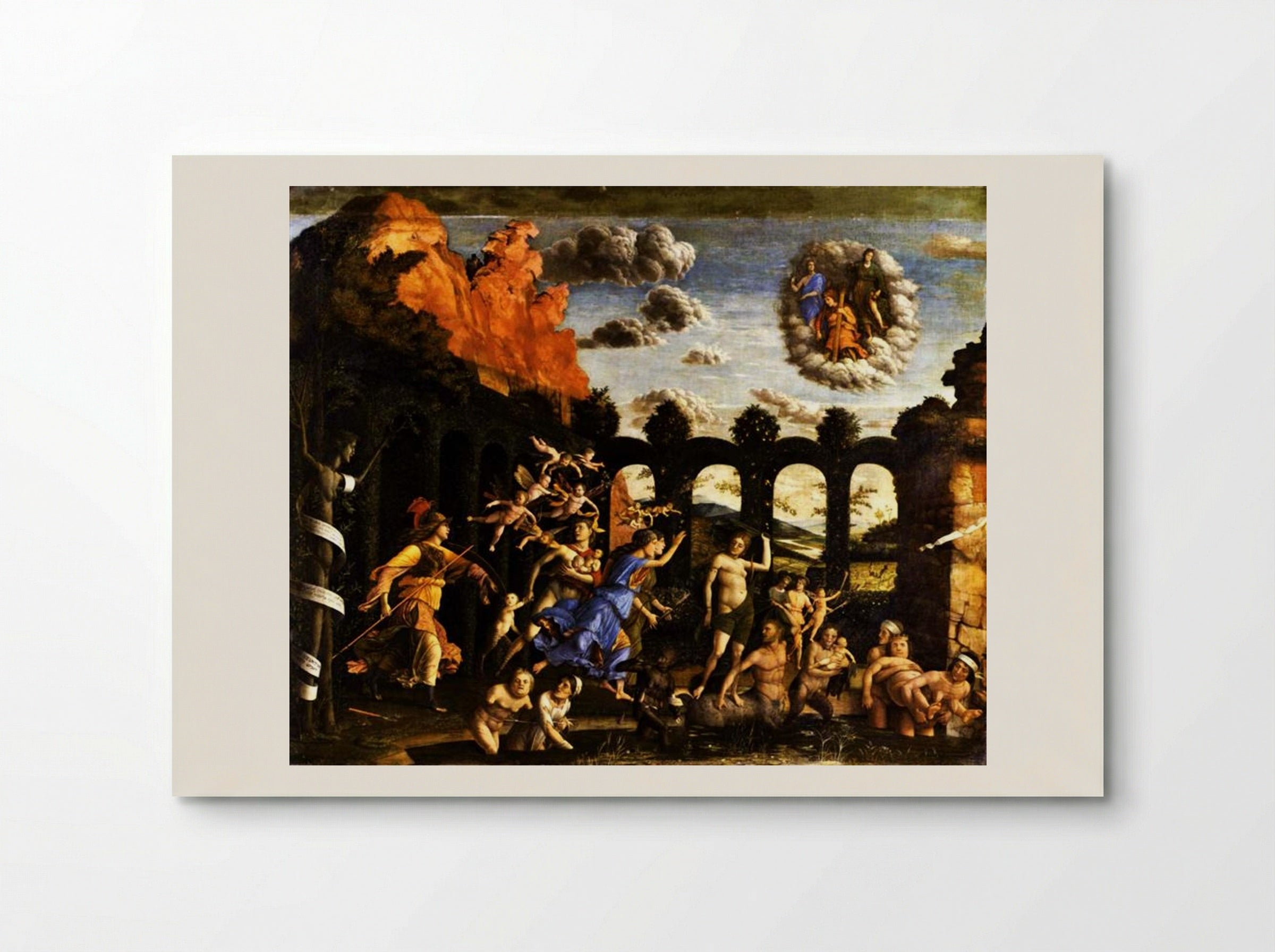 Minerva Chasing the Vices from the Garden of Virtue - Andrea Mantegna - Poster