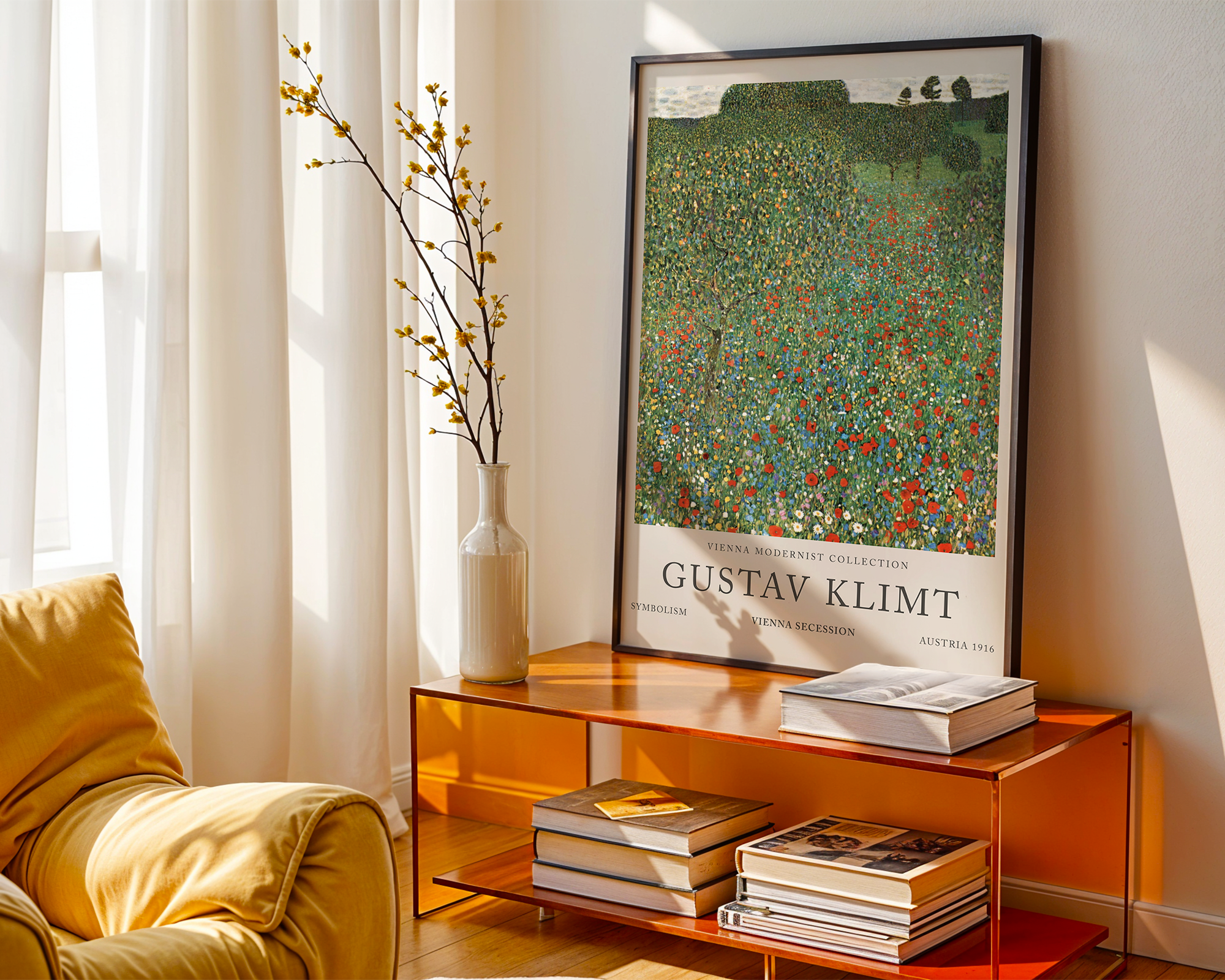 Mohnfeld-(1907)---Gustav-Klimt mockup