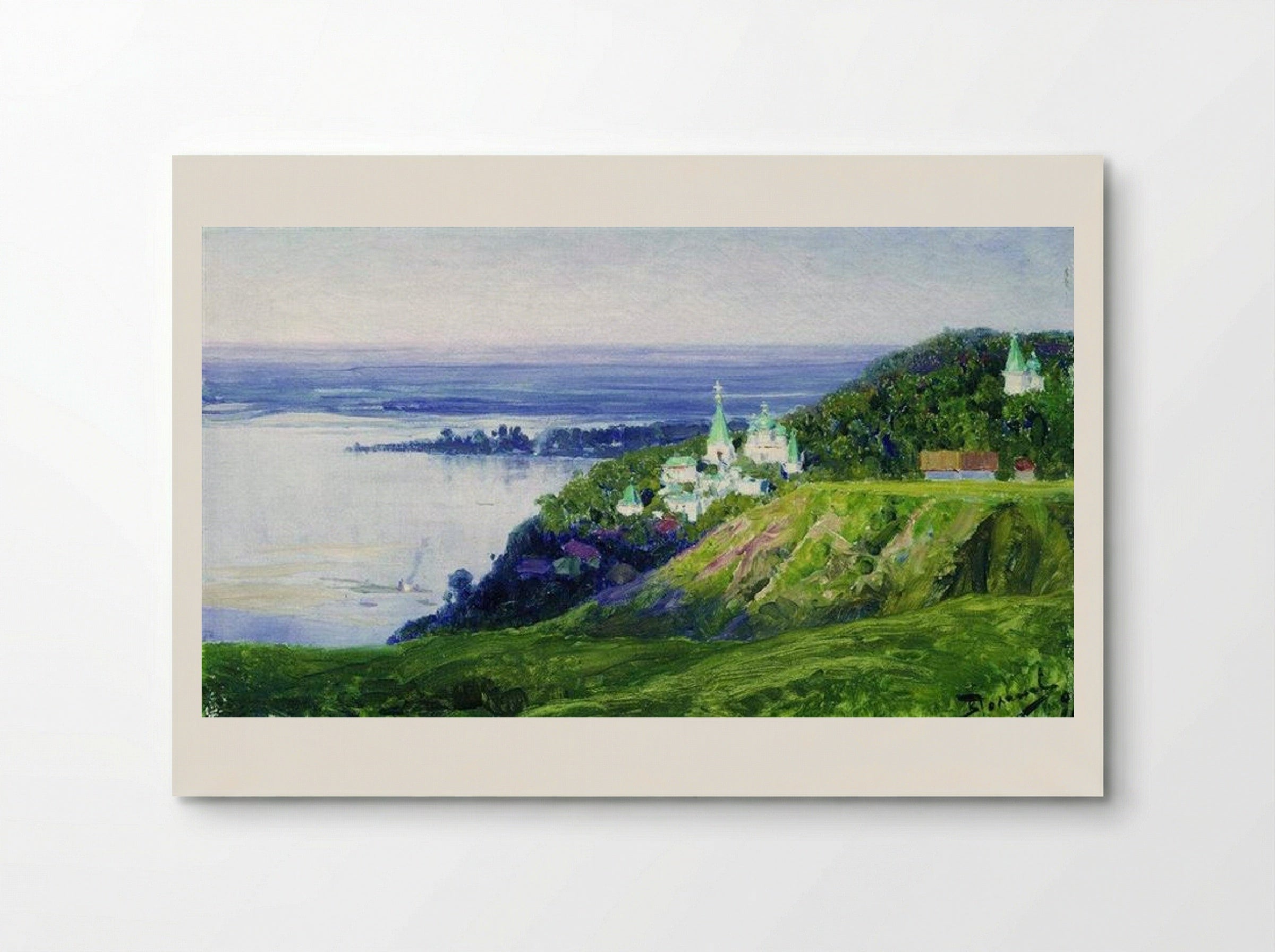 Monastery over the River - Vasily Polenov - Poster