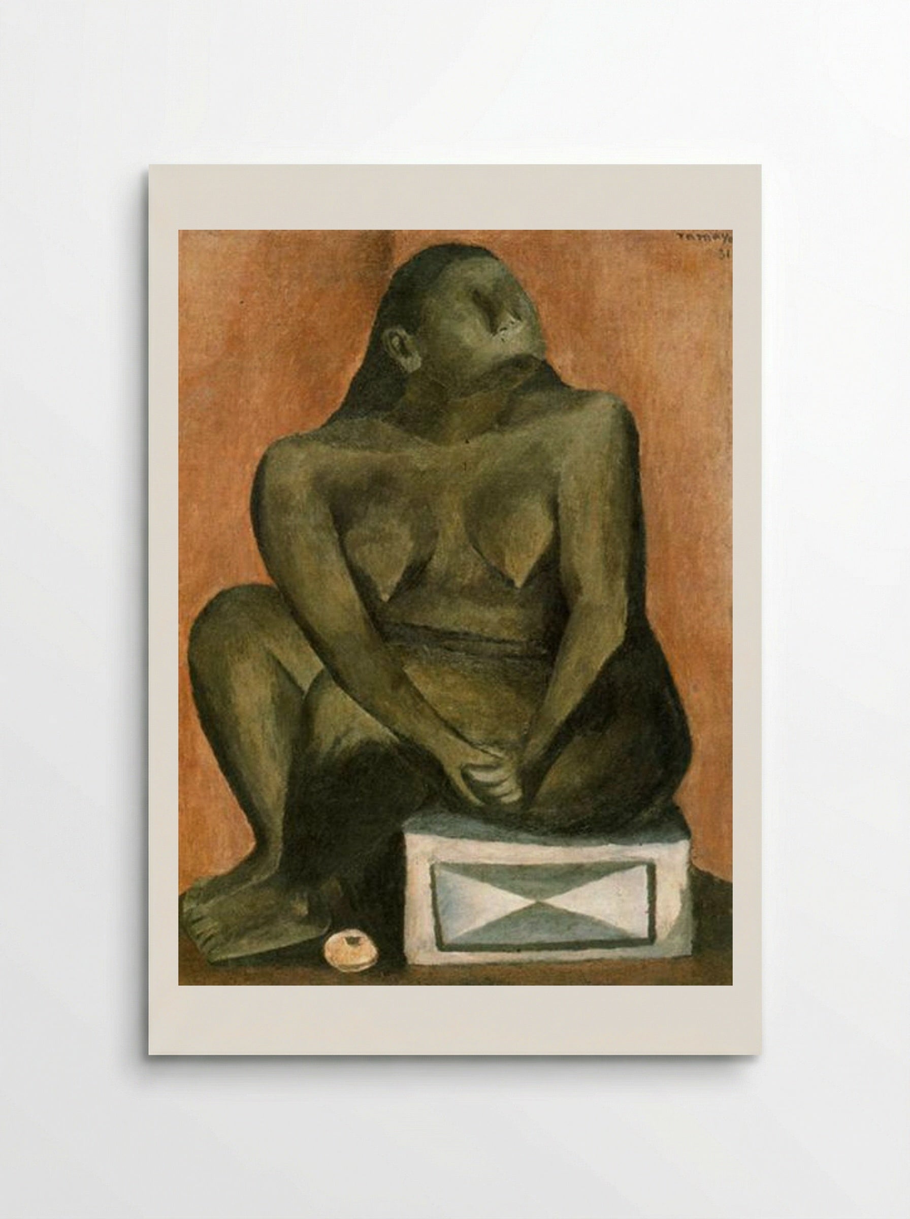 Mujer en gris - Rufino Tamayo - Poster