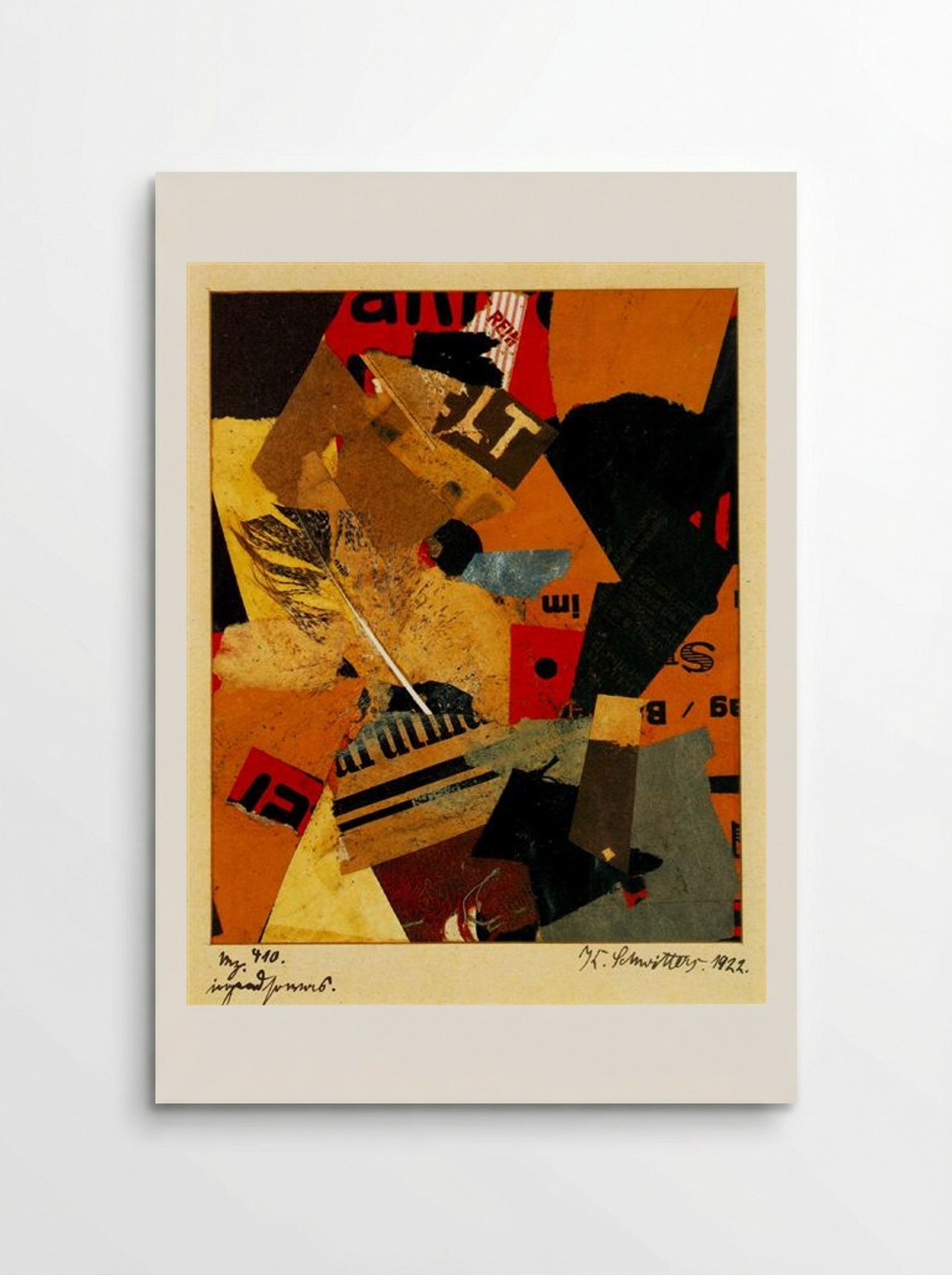 Mz 410 - Kurt Schwitters - Poster