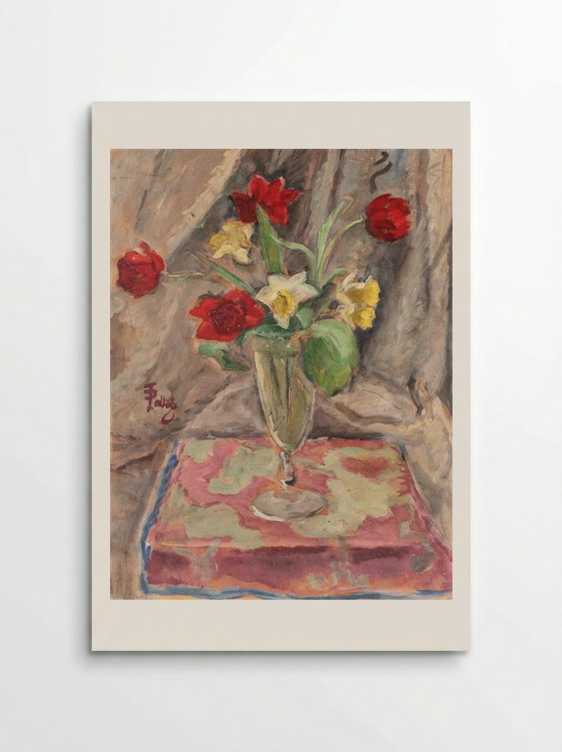 Narcissus and Lilies - Theodor Pallady - Poster