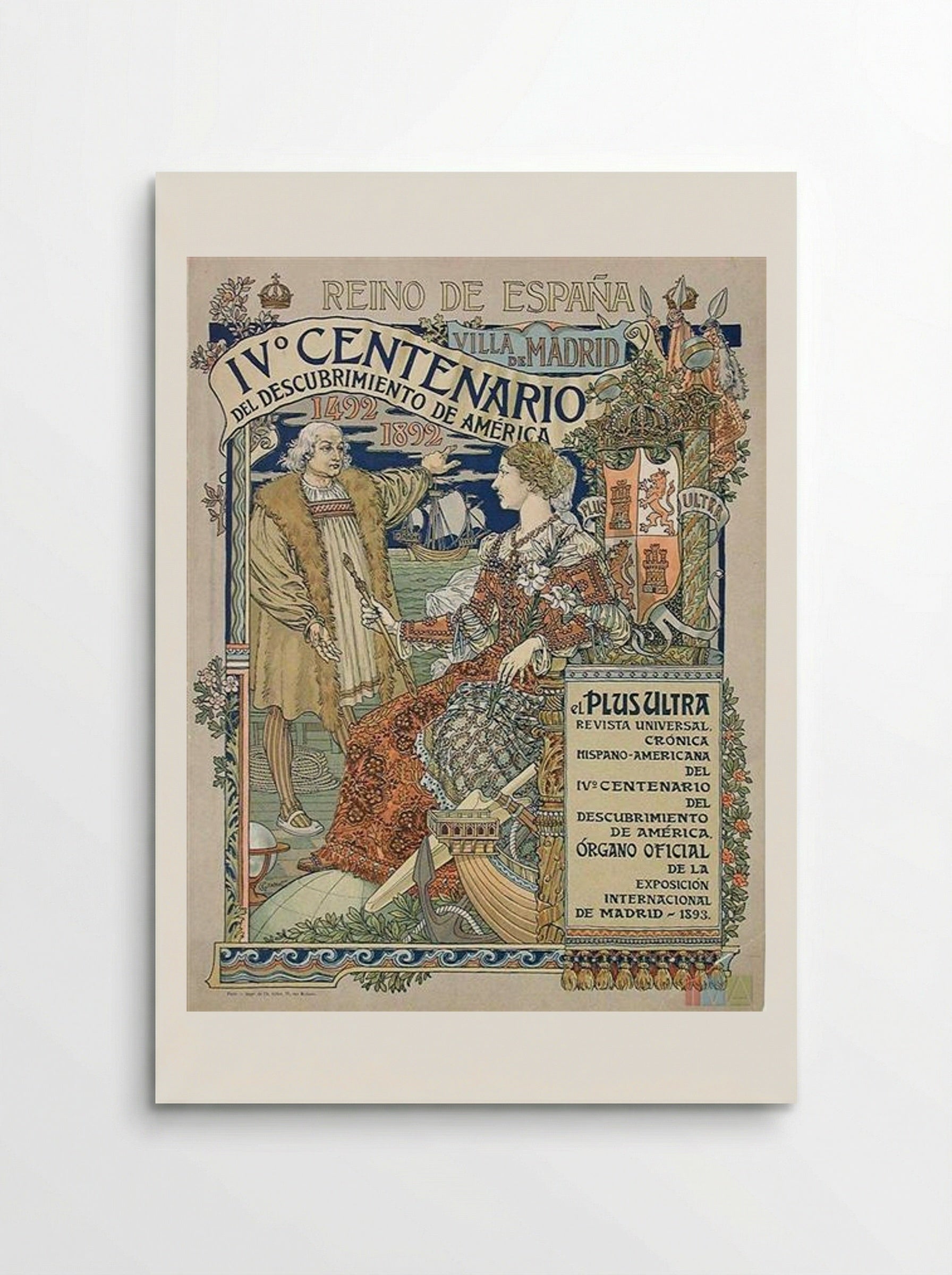 Ne Plus Ultra. Reino de Espana - Eugène Grasset - Poster