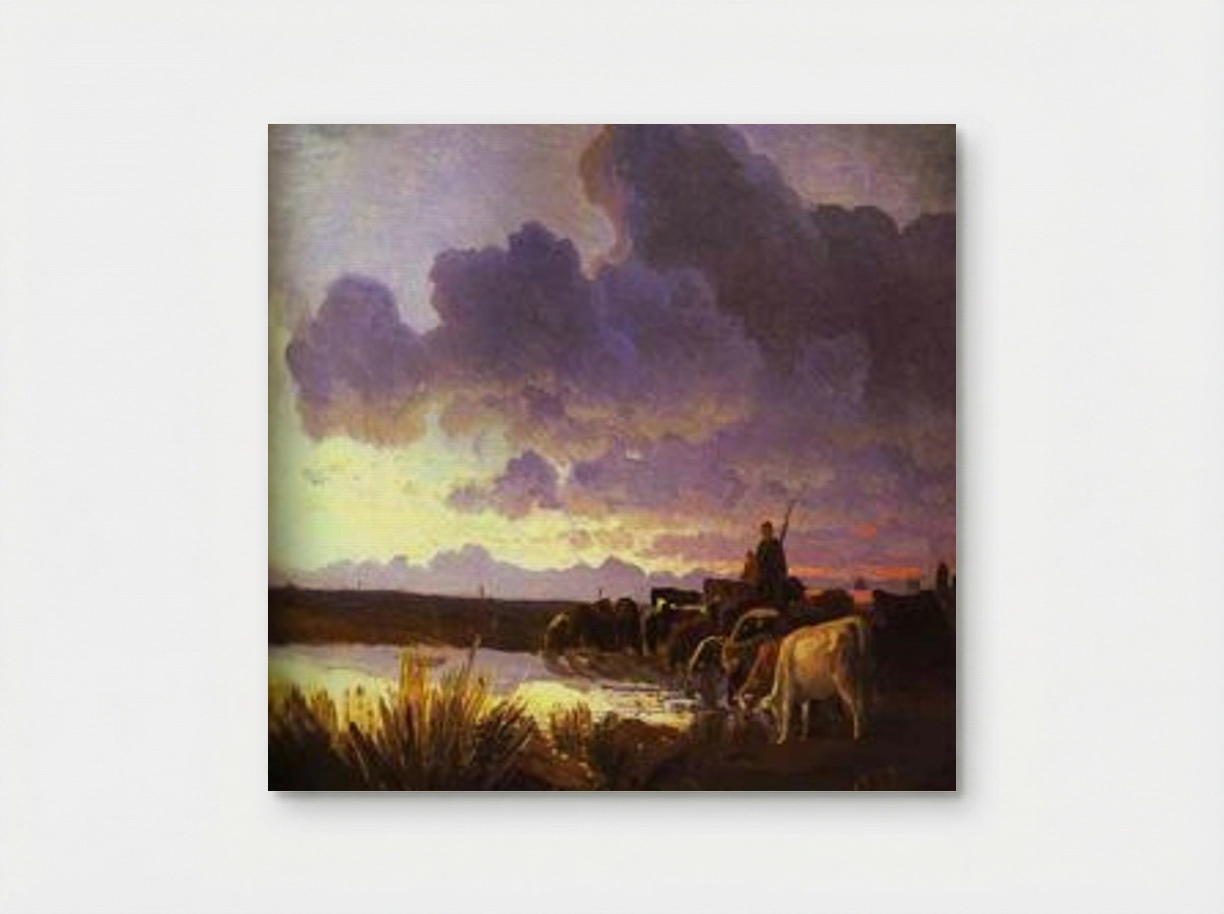 Near a Watering Place - Fyodor Vasilyev - Poster