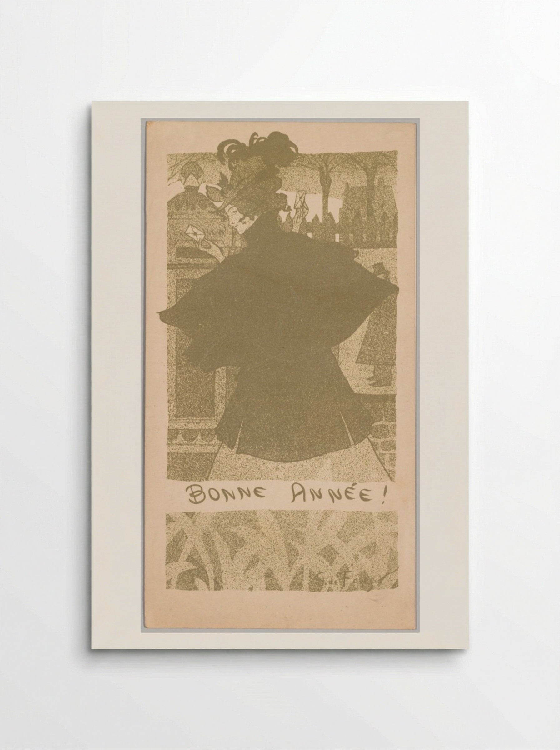 New Year’s Card (Bonne Année!) - Georges de Feure - Poster