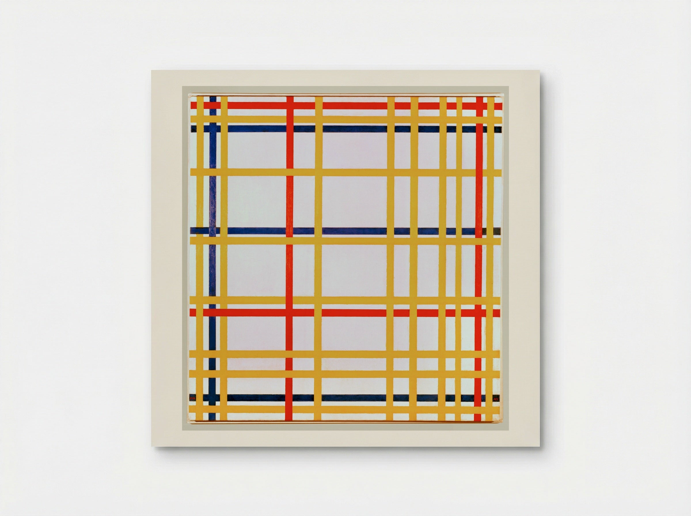 New York City I - Piet Mondrian - Poster