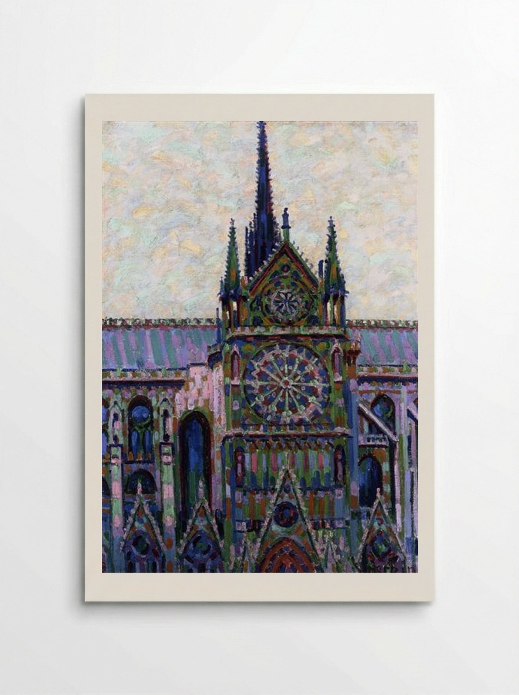 Notre Dame de Paris - Auguste Herbin - Poster