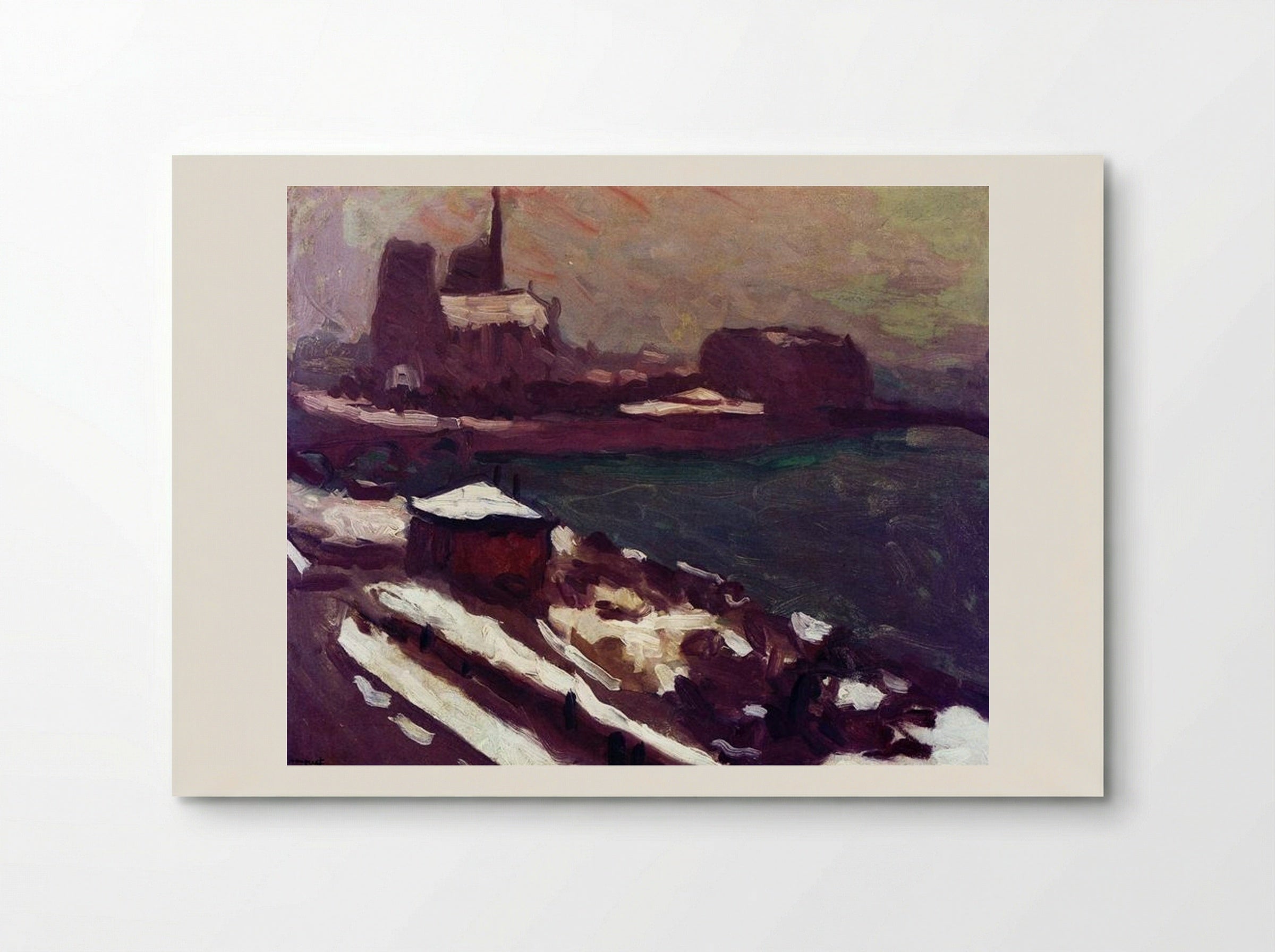 Notre-Dame in Winter - Albert Marquet - Poster