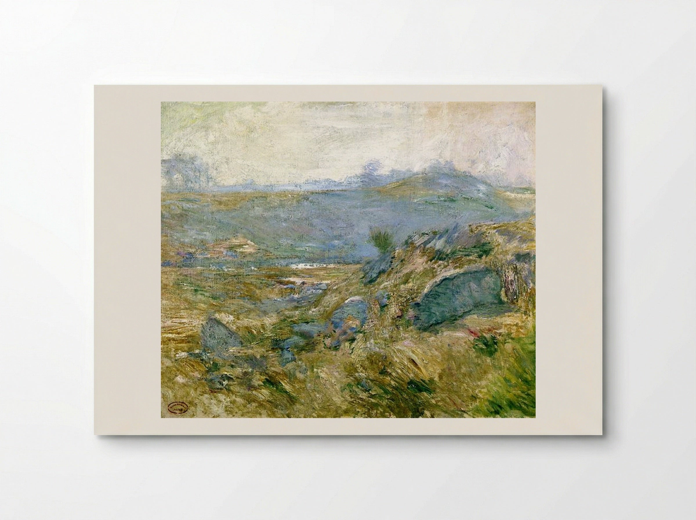 November Haze (aka Upland Pastures) - John Henry Twachtman - Poster