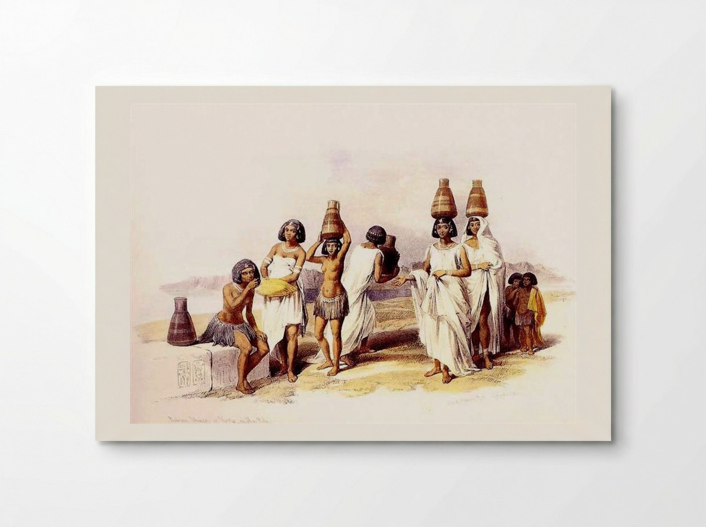 Nubian Women at Korti - David Roberts - Poster
