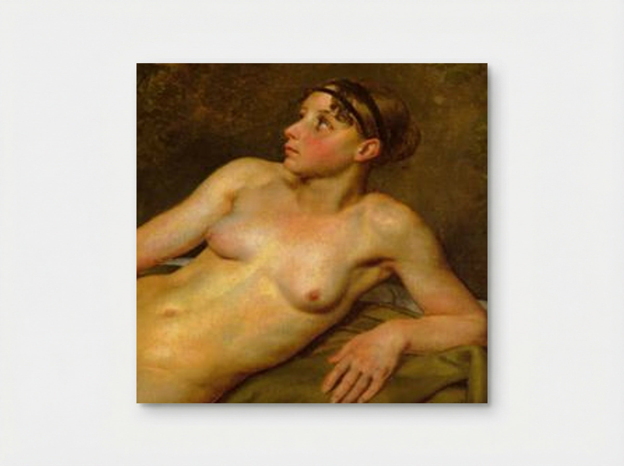 Nude Study - Christoffer Wilhelm Eckersberg - Poster