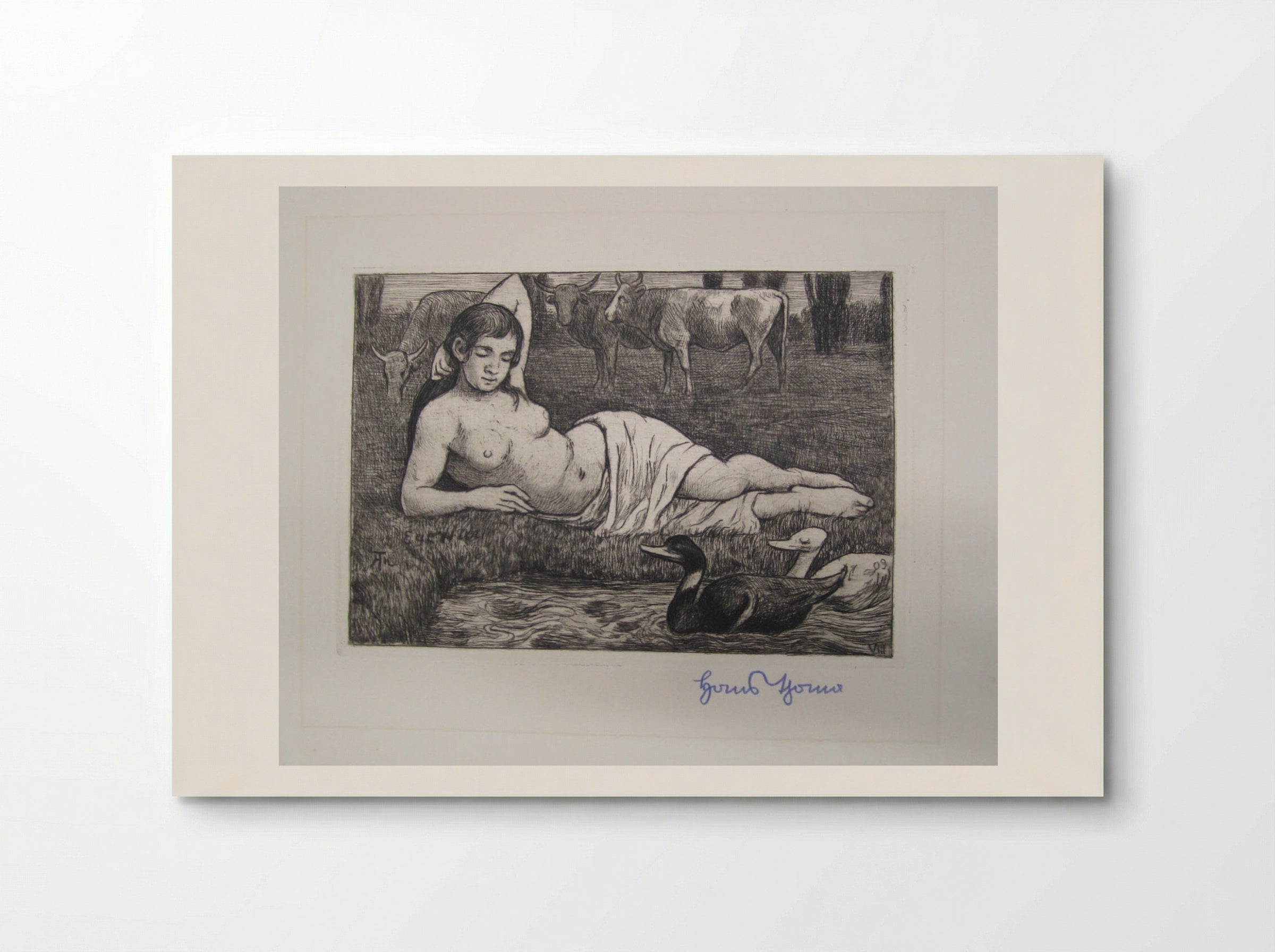 Nymph I (Egeria) - Hans Thoma - Poster