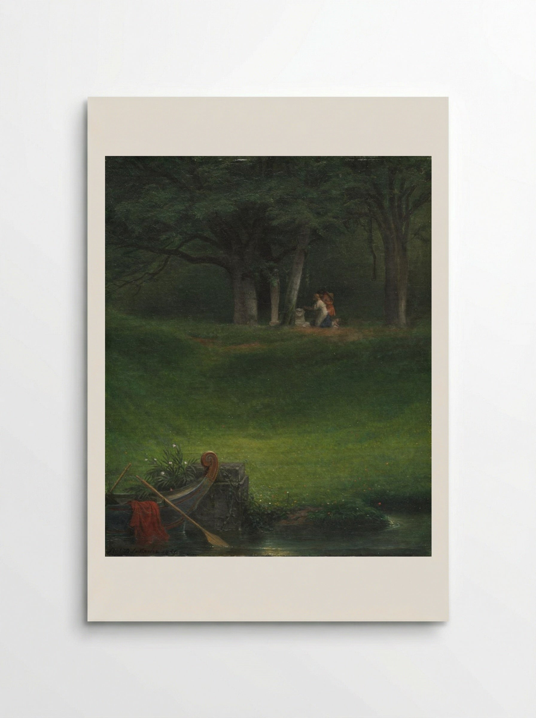 Offering to the God Pan - Paul Delaroche - Poster