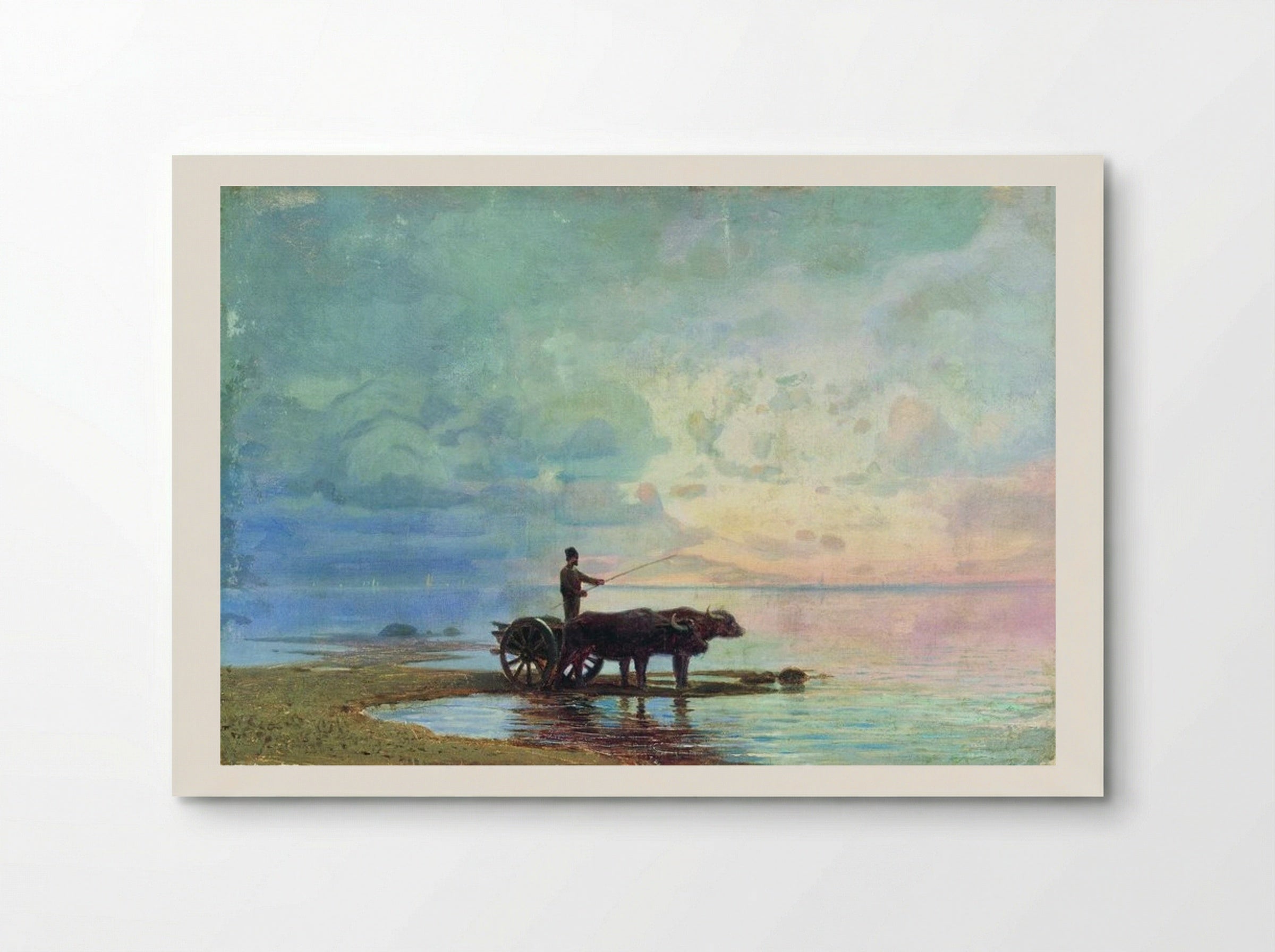 On the Beach - Fyodor Vasilyev - Poster