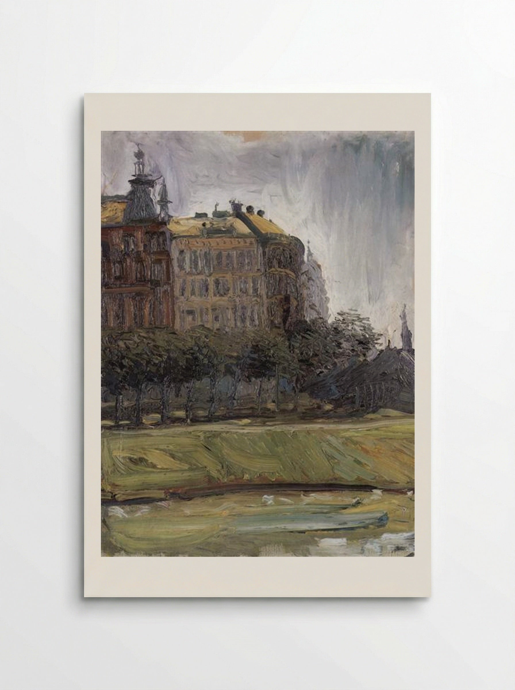 On the Danube Canal - Richard Gerstl - Poster