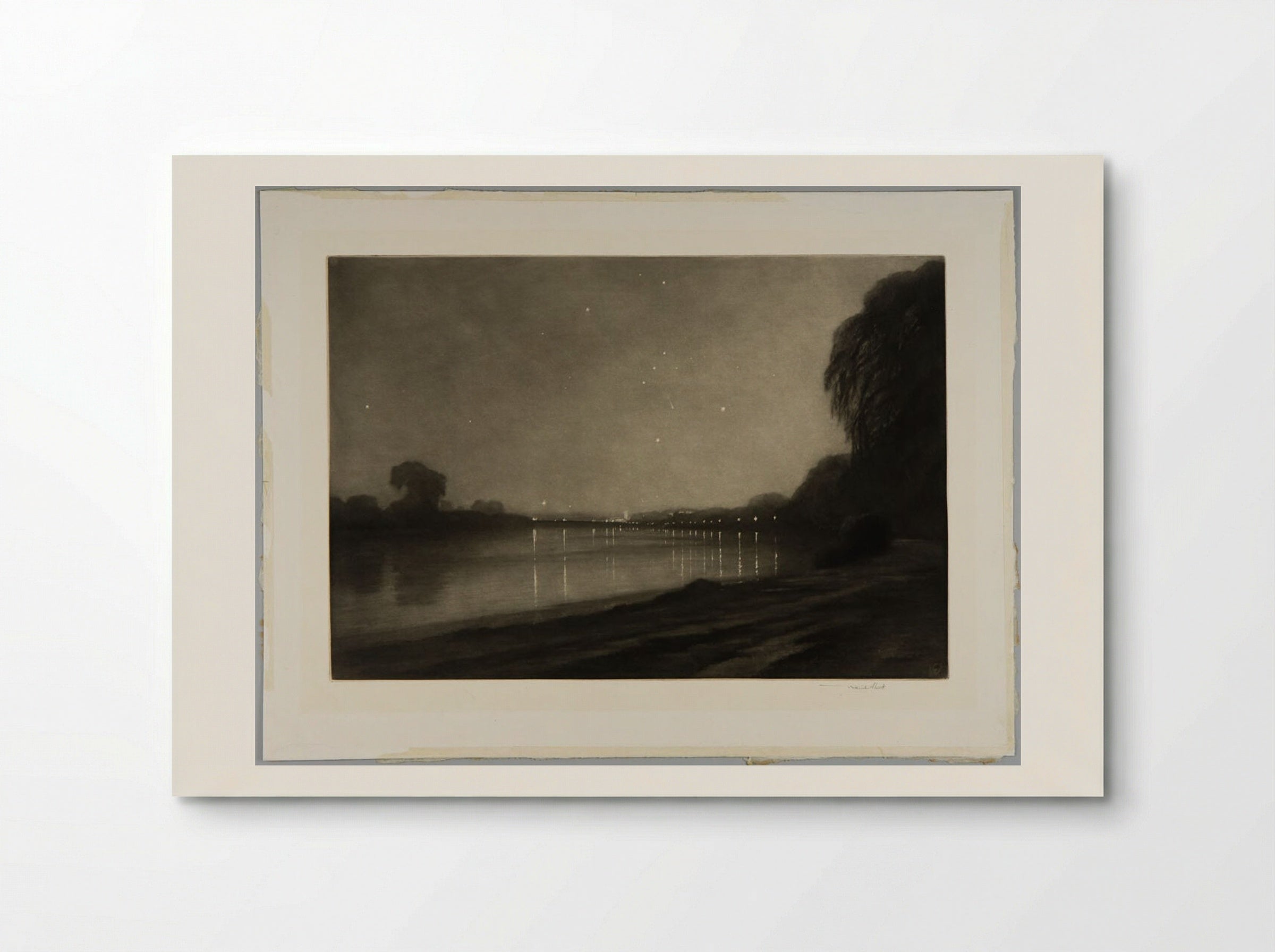 Orion Over Thames at Ranelagh - Frank Short - Poster