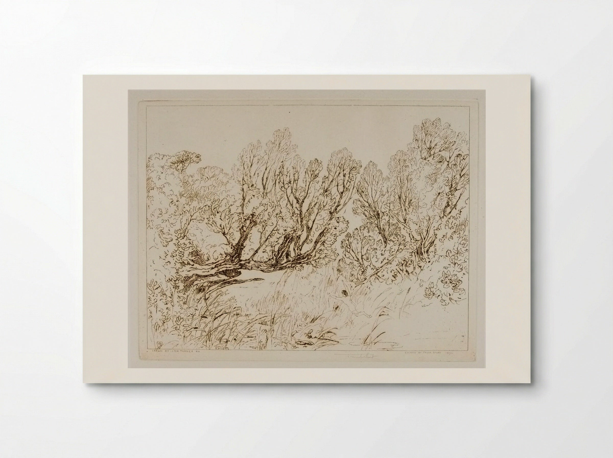 Pan and Syrinx, No. 2 - Frank Short - Poster