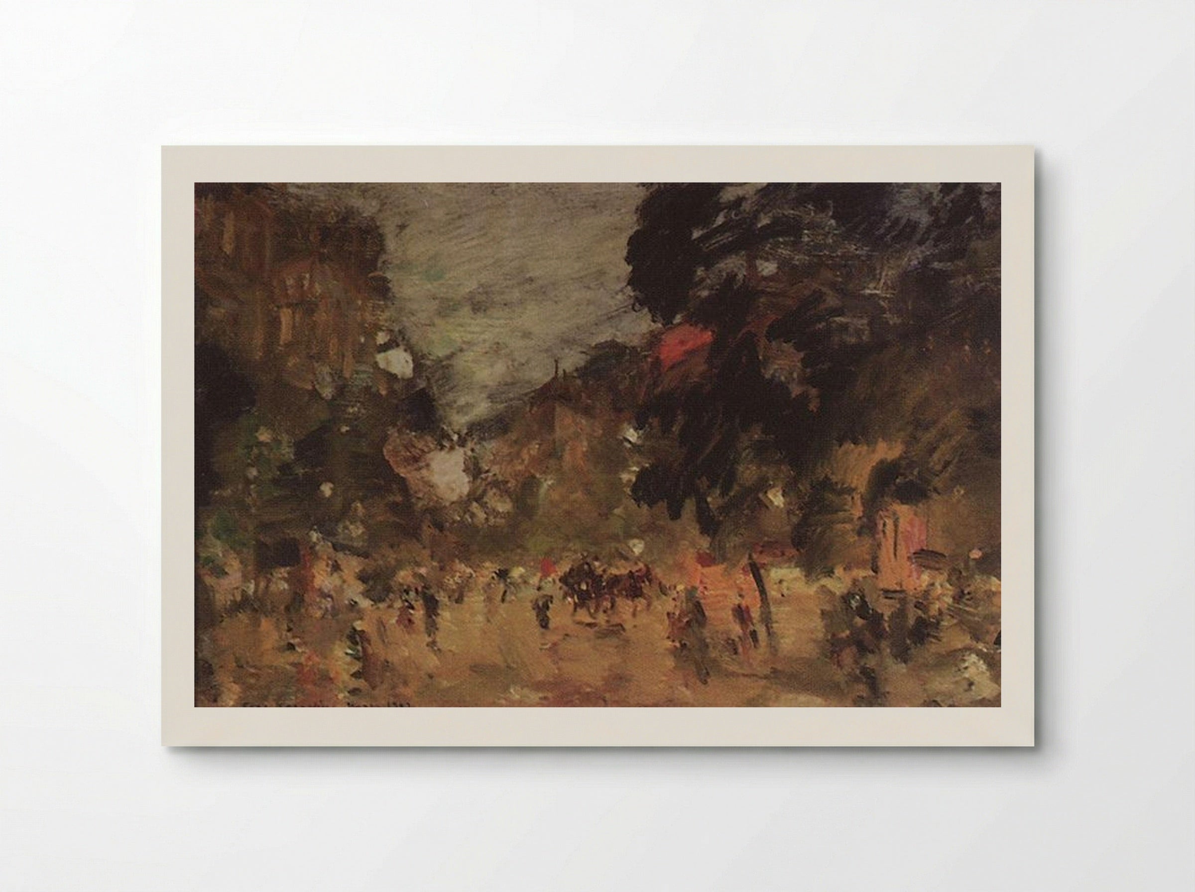 Paris Boulevard - Konstantin Korovin - Poster