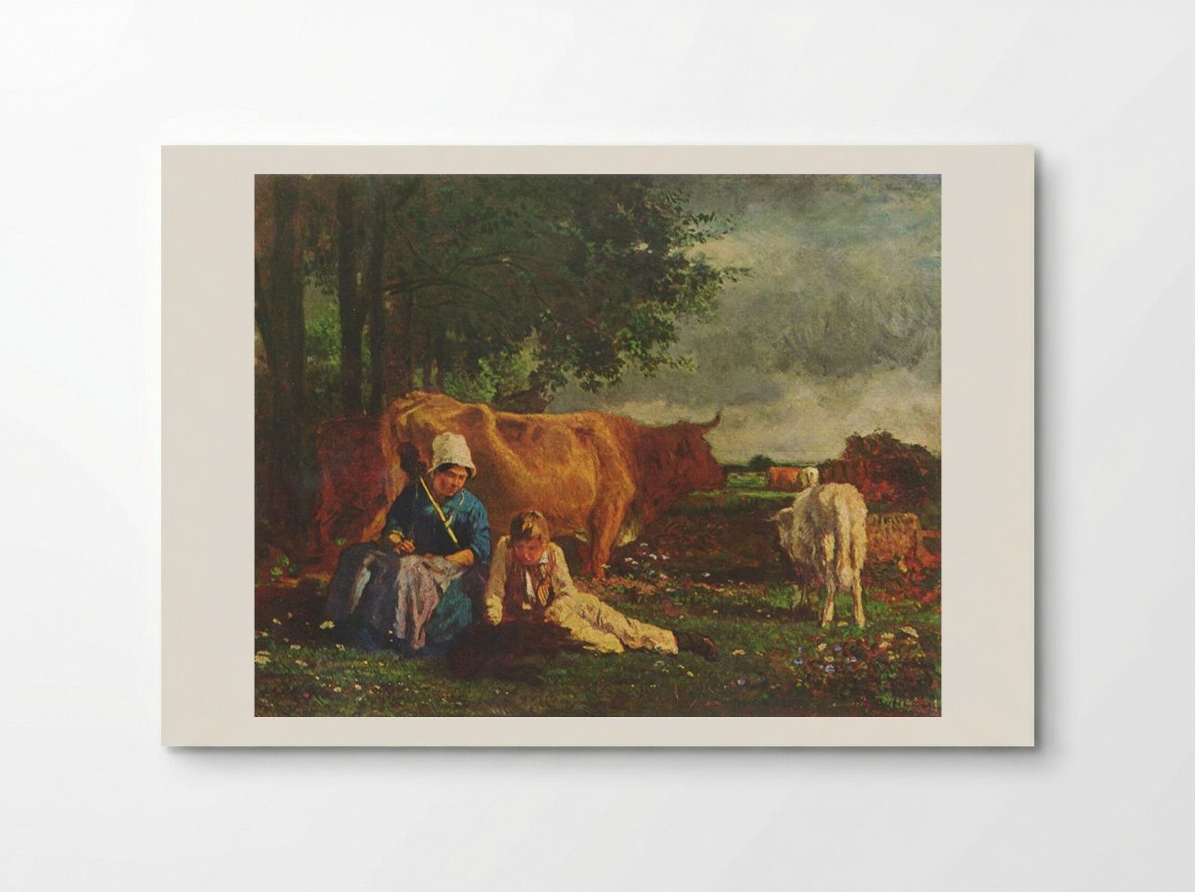 Pastoral Scene - Constant Troyon - Poster