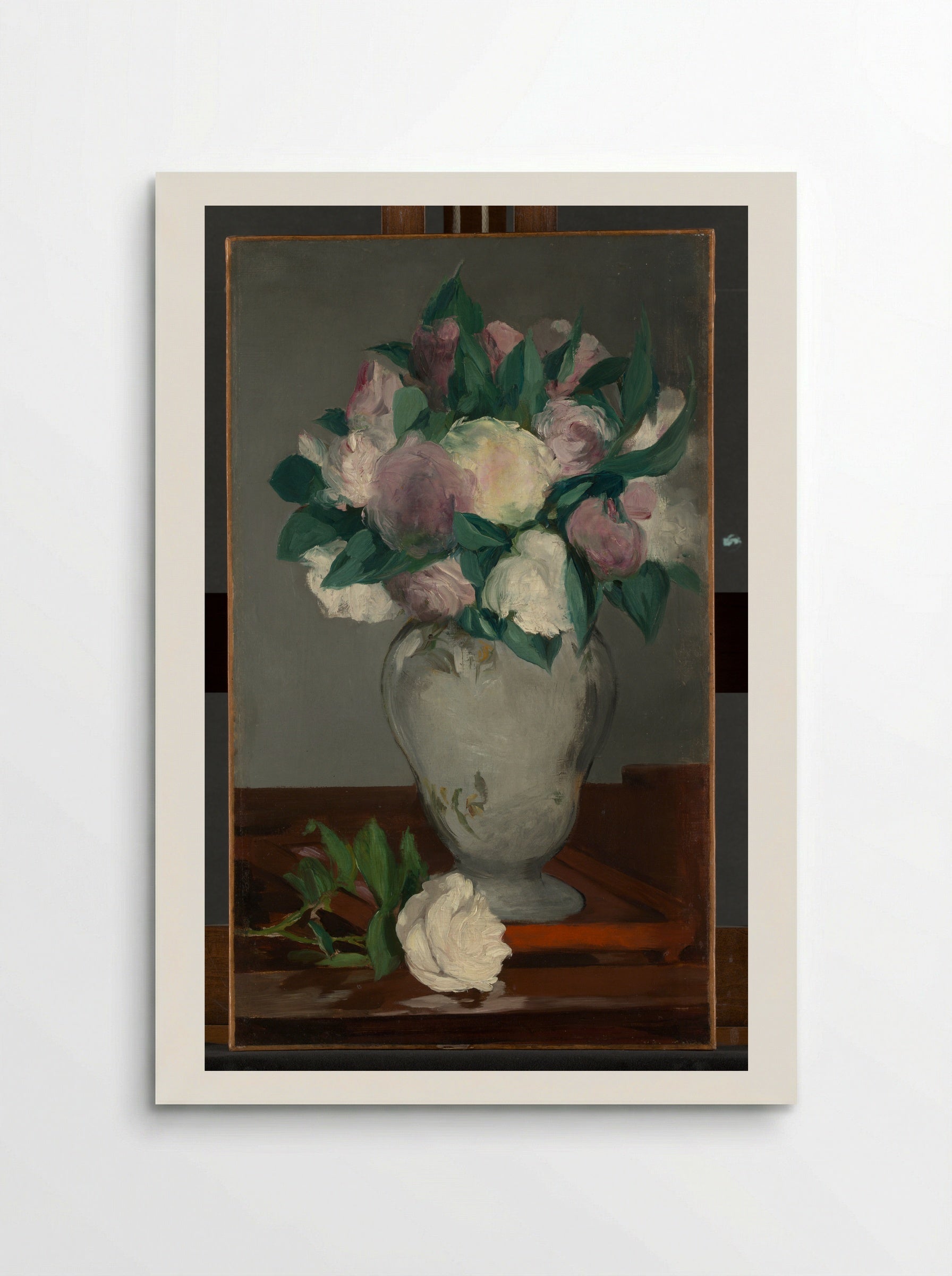 Peonies in a Vase - Edouard Manet - Poster