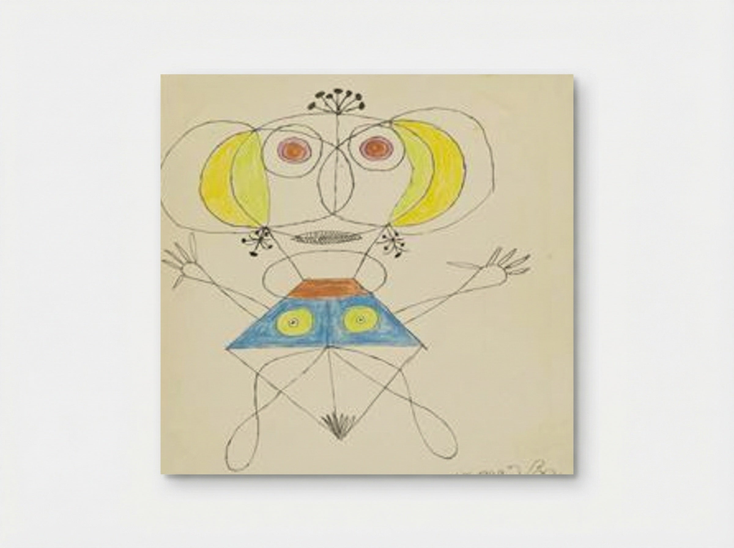 Personnage hiéroglyphe - Victor Brauner - Poster