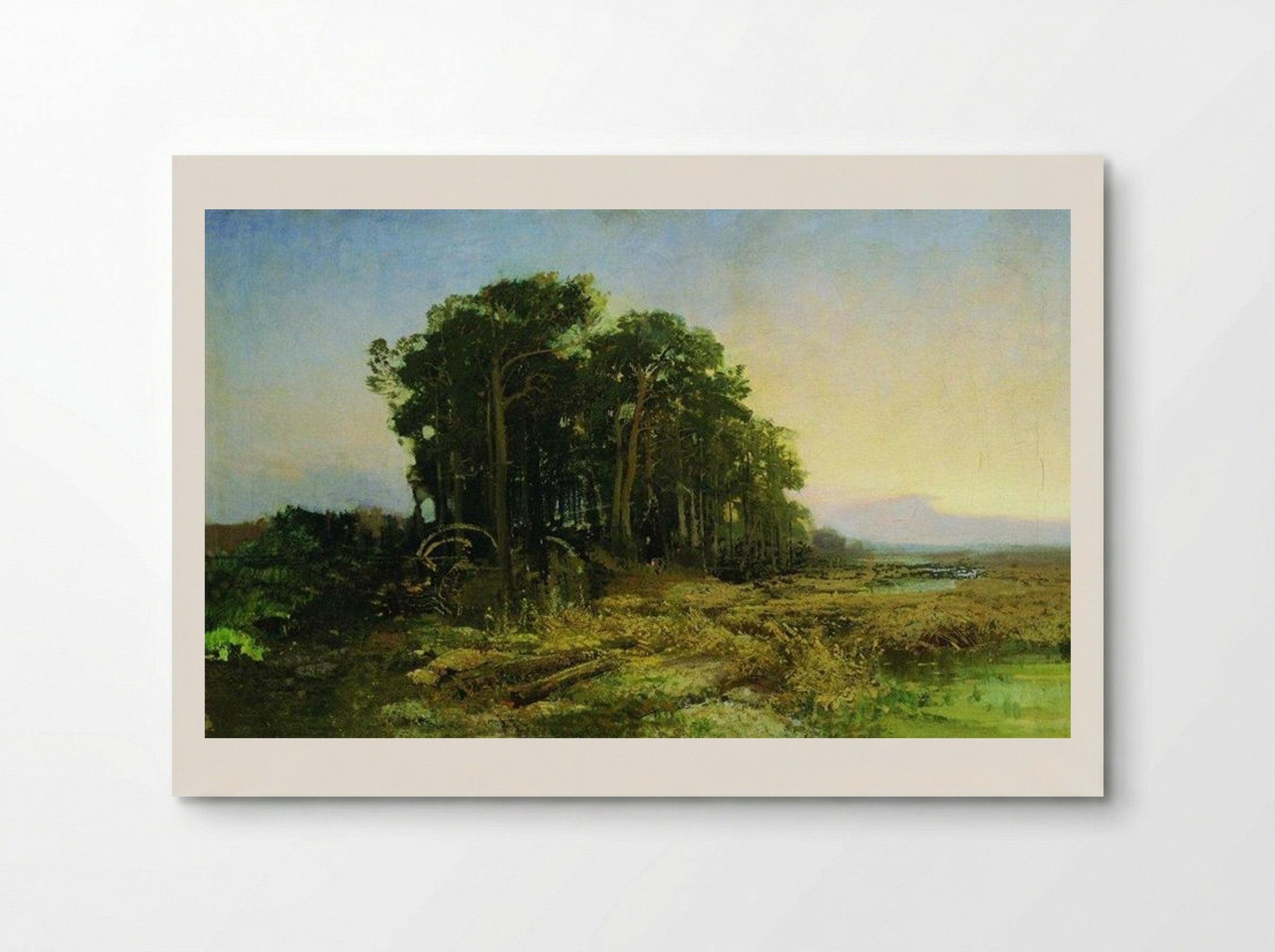 Pine Grove in the Swamp - Fyodor Vasilyev - Poster