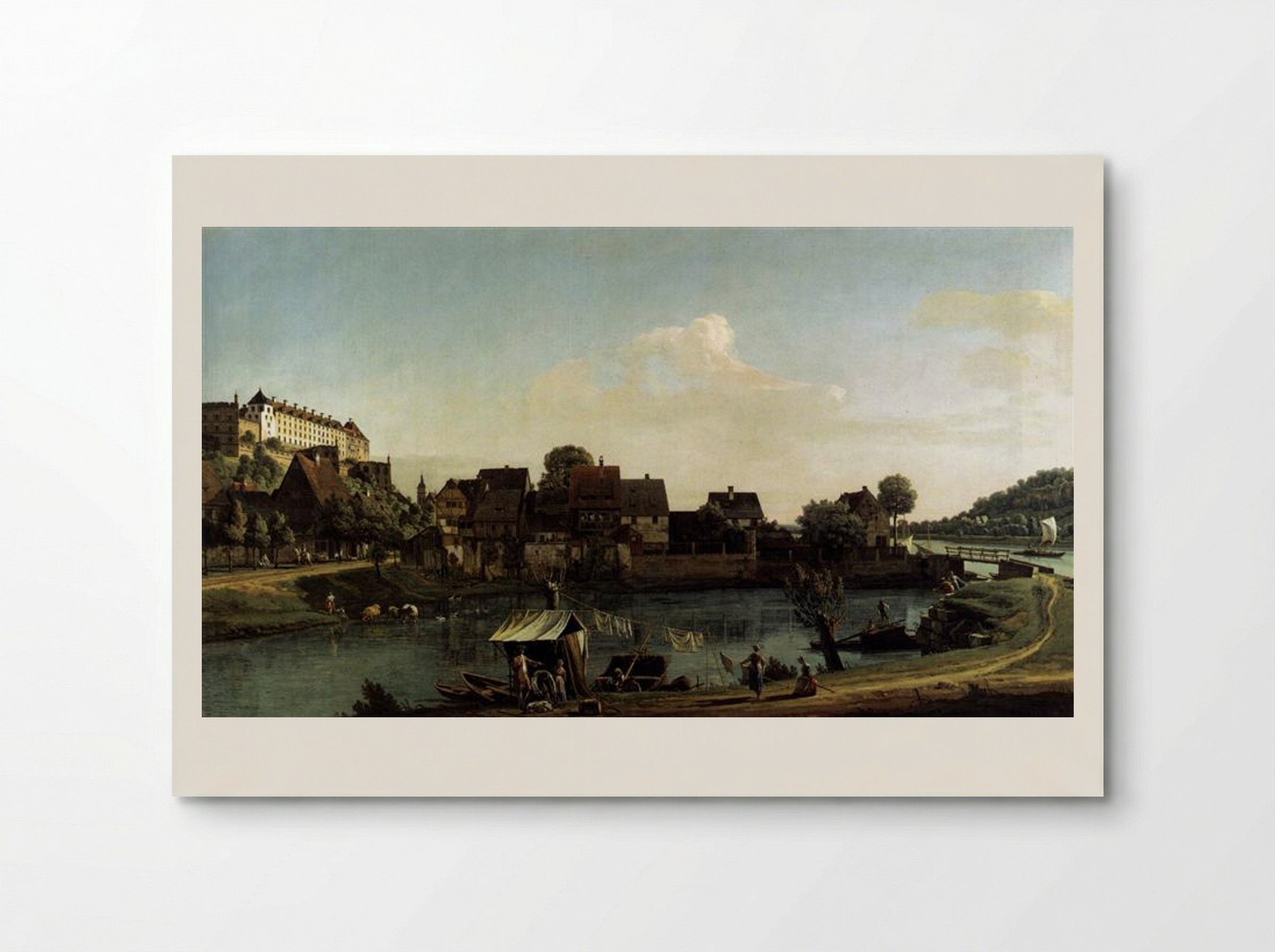 Pirna Seen from the Harbour Town - Bernardo Bellotto - Poster
